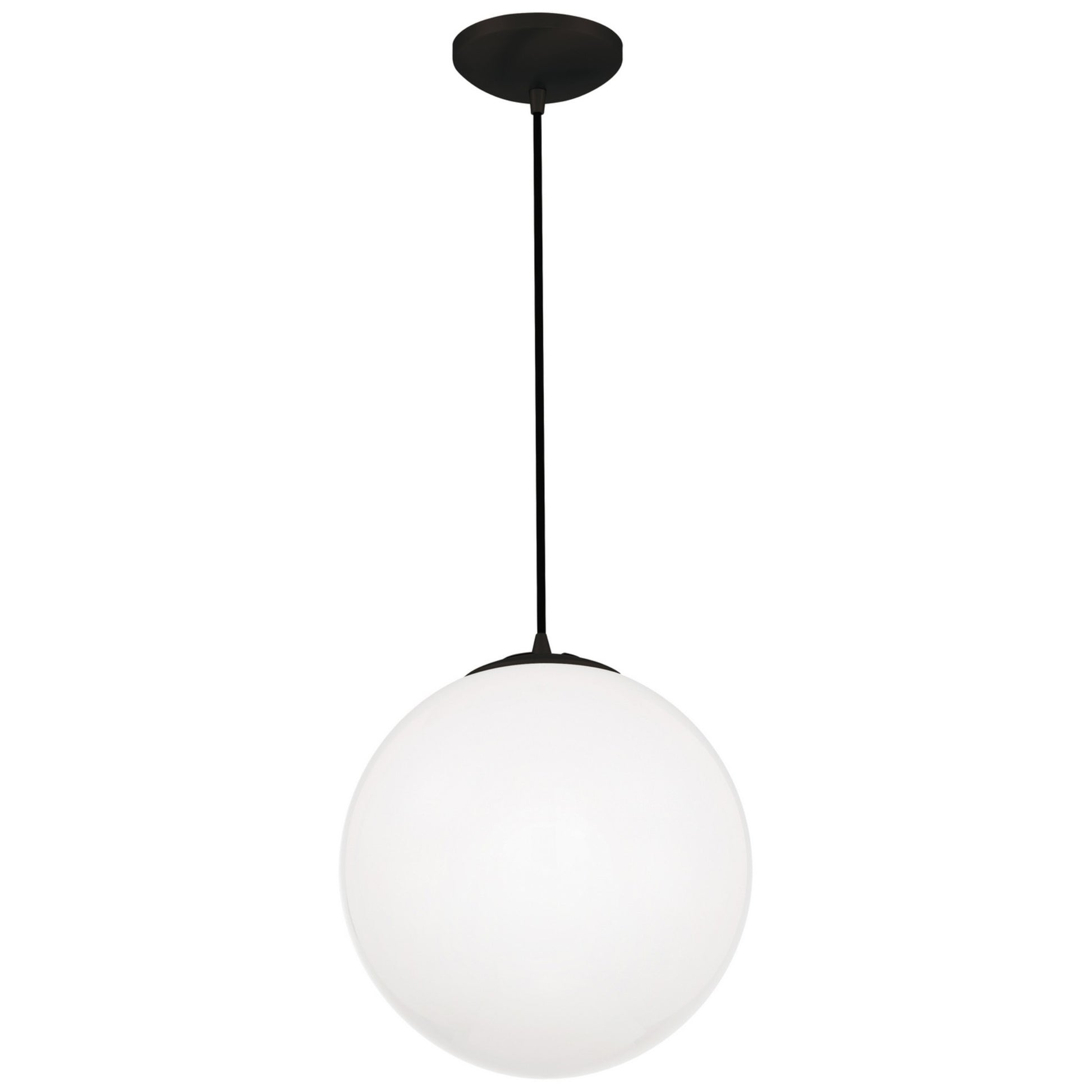 Pearl 17" Pendant, Matte Black Finish - Bees Lighting