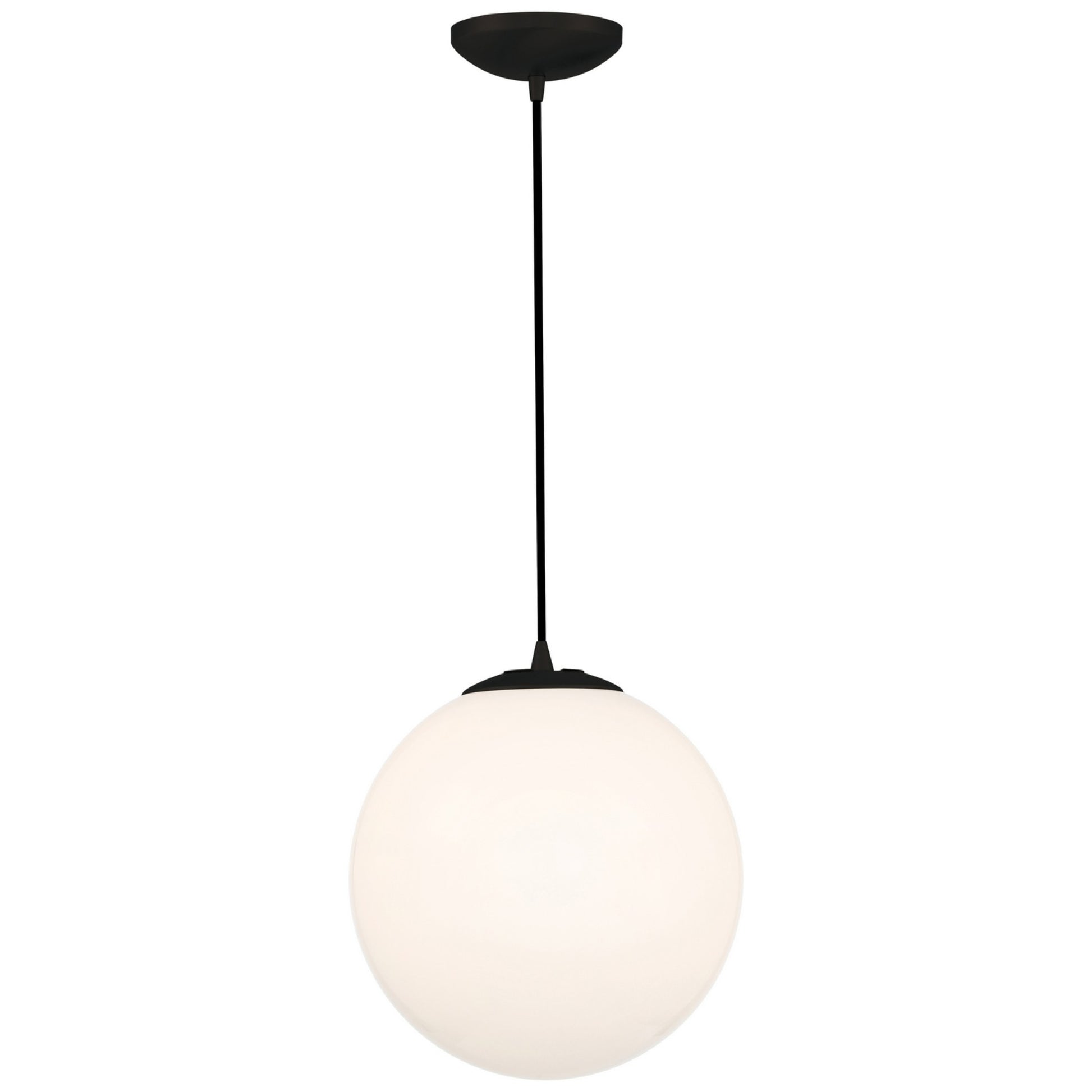 Pearl 17" Pendant, Matte Black Finish - Bees Lighting