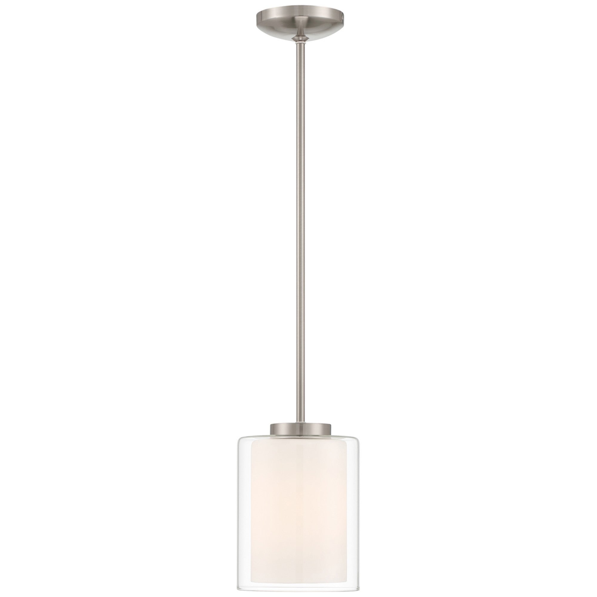 Seville 10" LED Pendant, Brushed Steel Finish - Bees Lighting