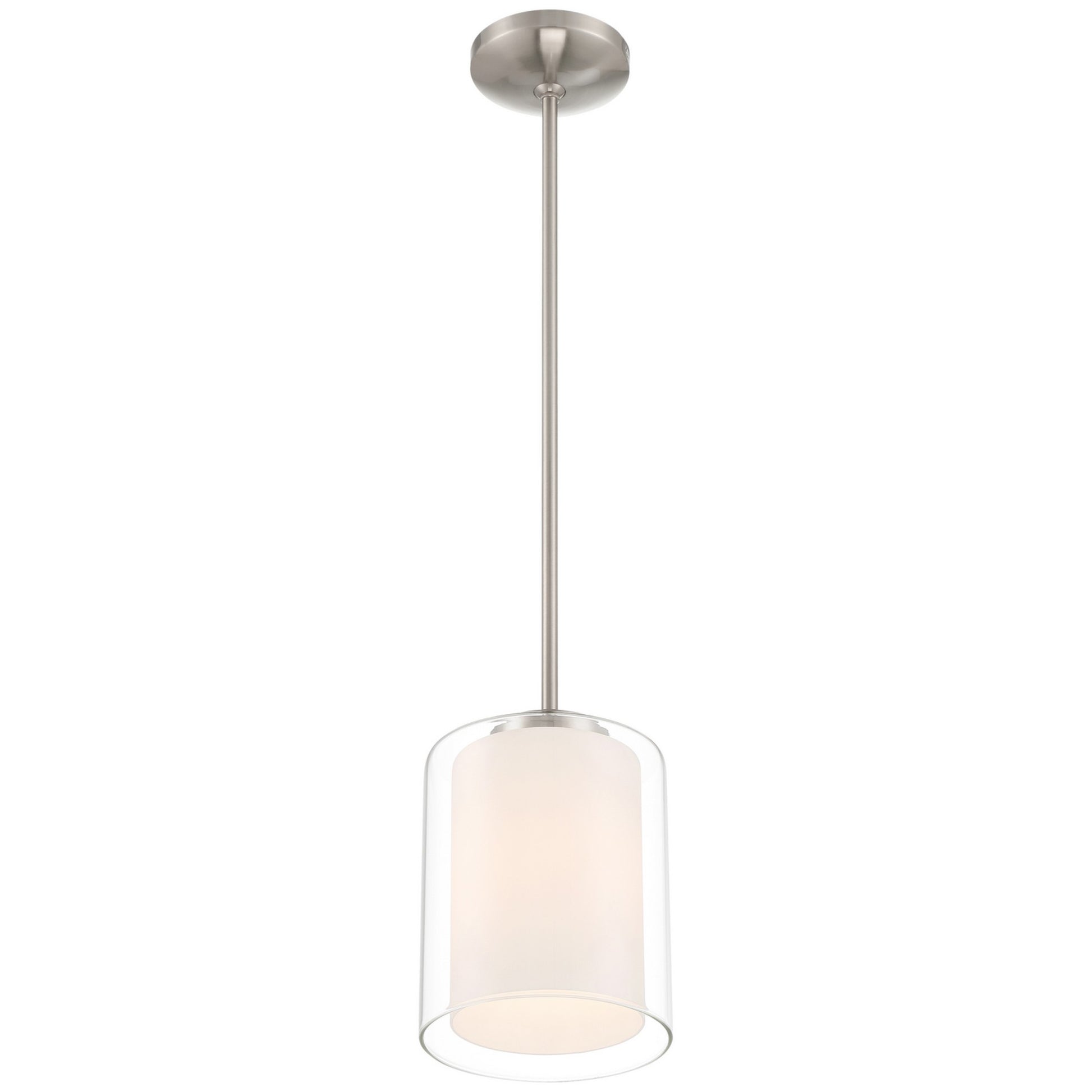 Seville 10" LED Pendant, Brushed Steel Finish - Bees Lighting