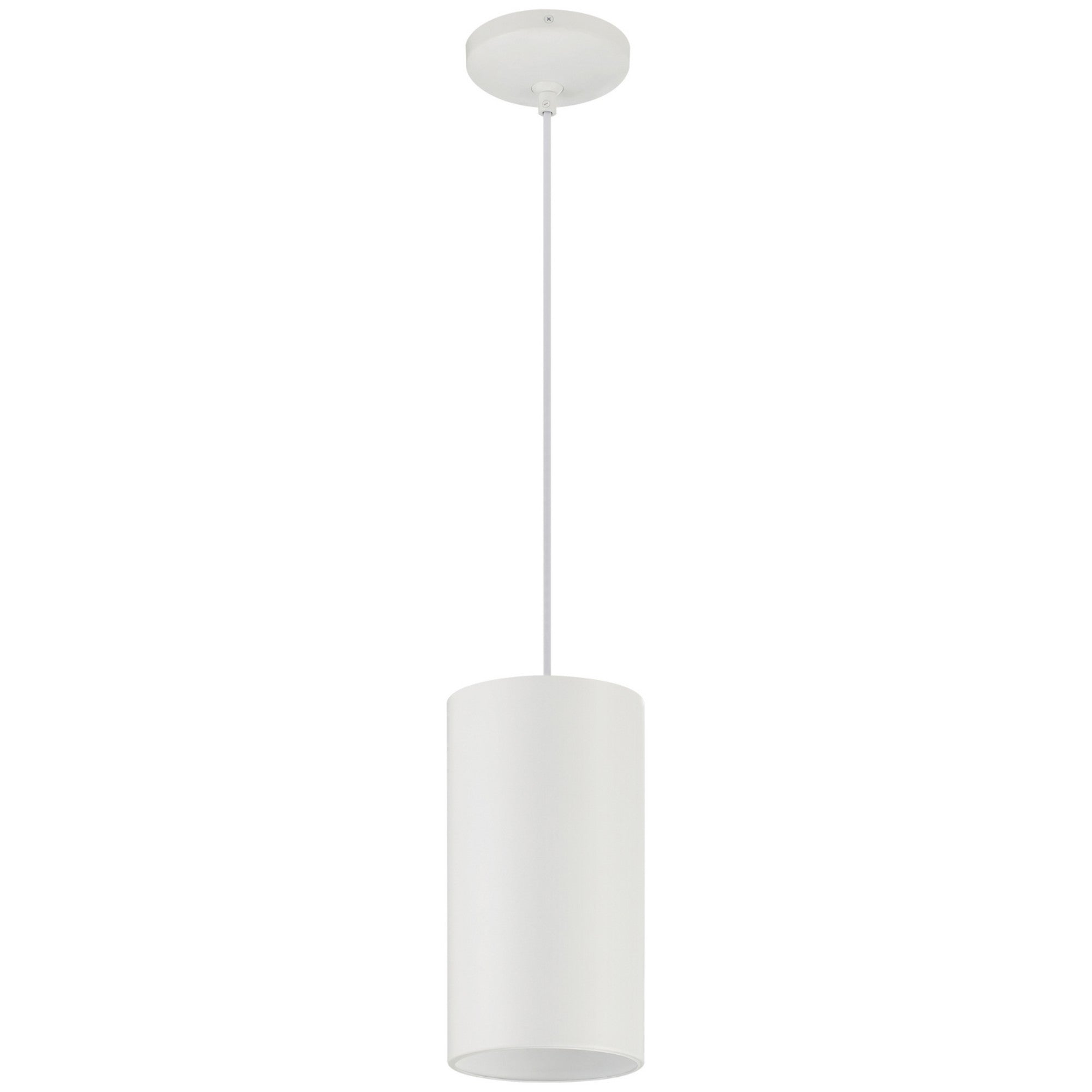 Pilson XL 11" LED Pendant, Matte White Finish, Cord - Bees Lighting
