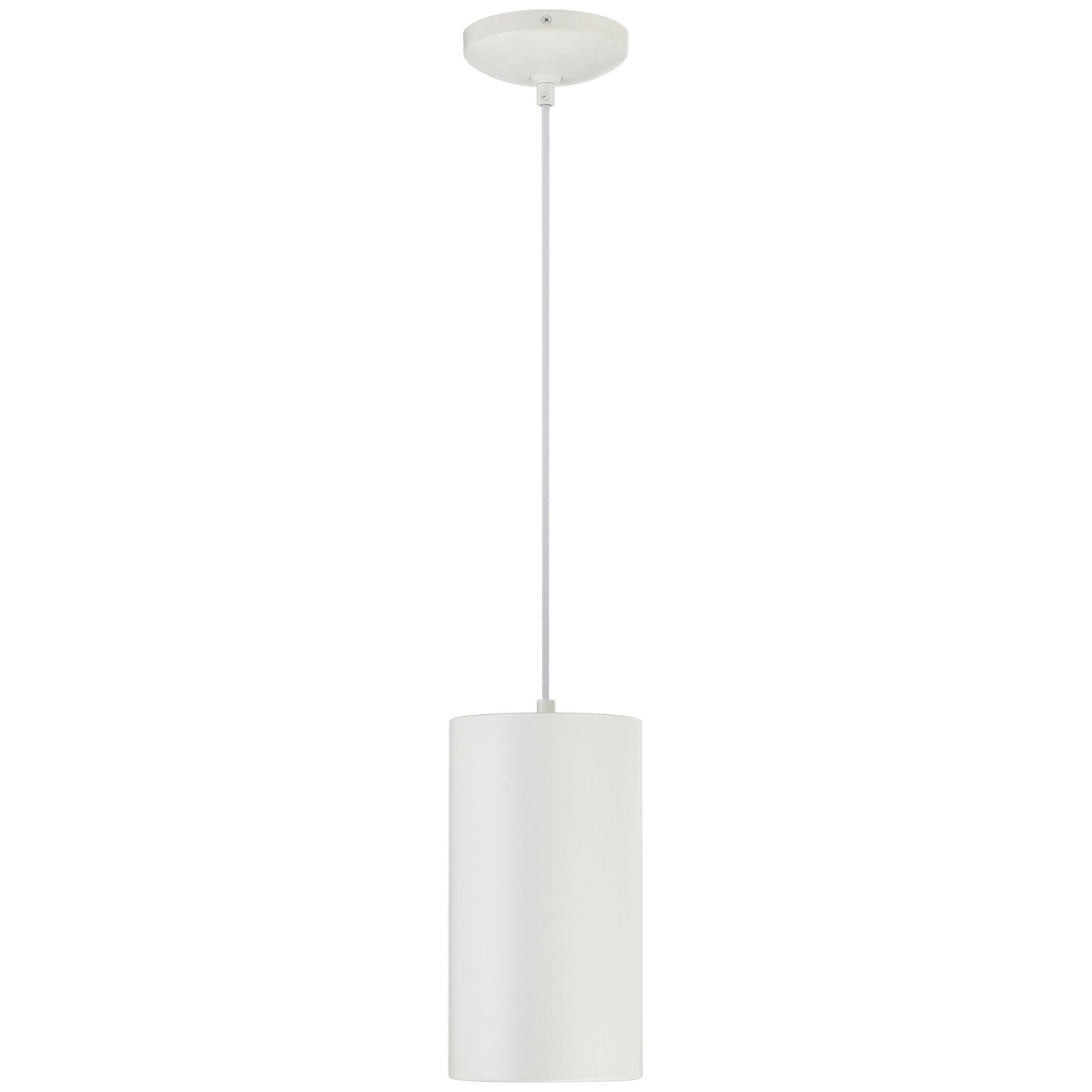 Pilson XL 11" LED Pendant, Matte White Finish, Cord - Bees Lighting