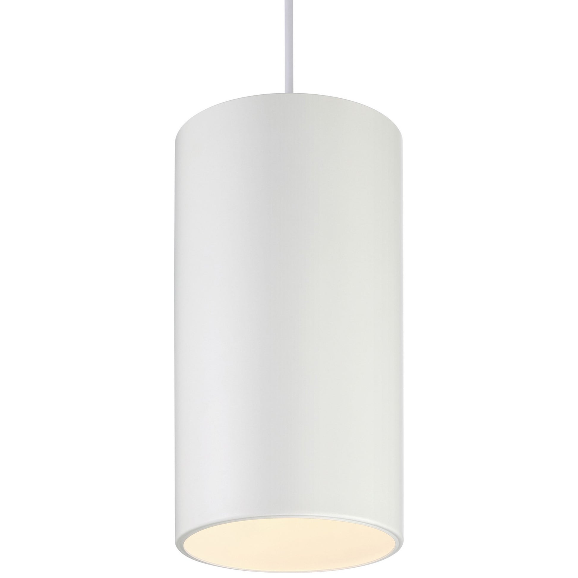 Pilson XL 11" LED Pendant, Matte White Finish, Cord - Bees Lighting