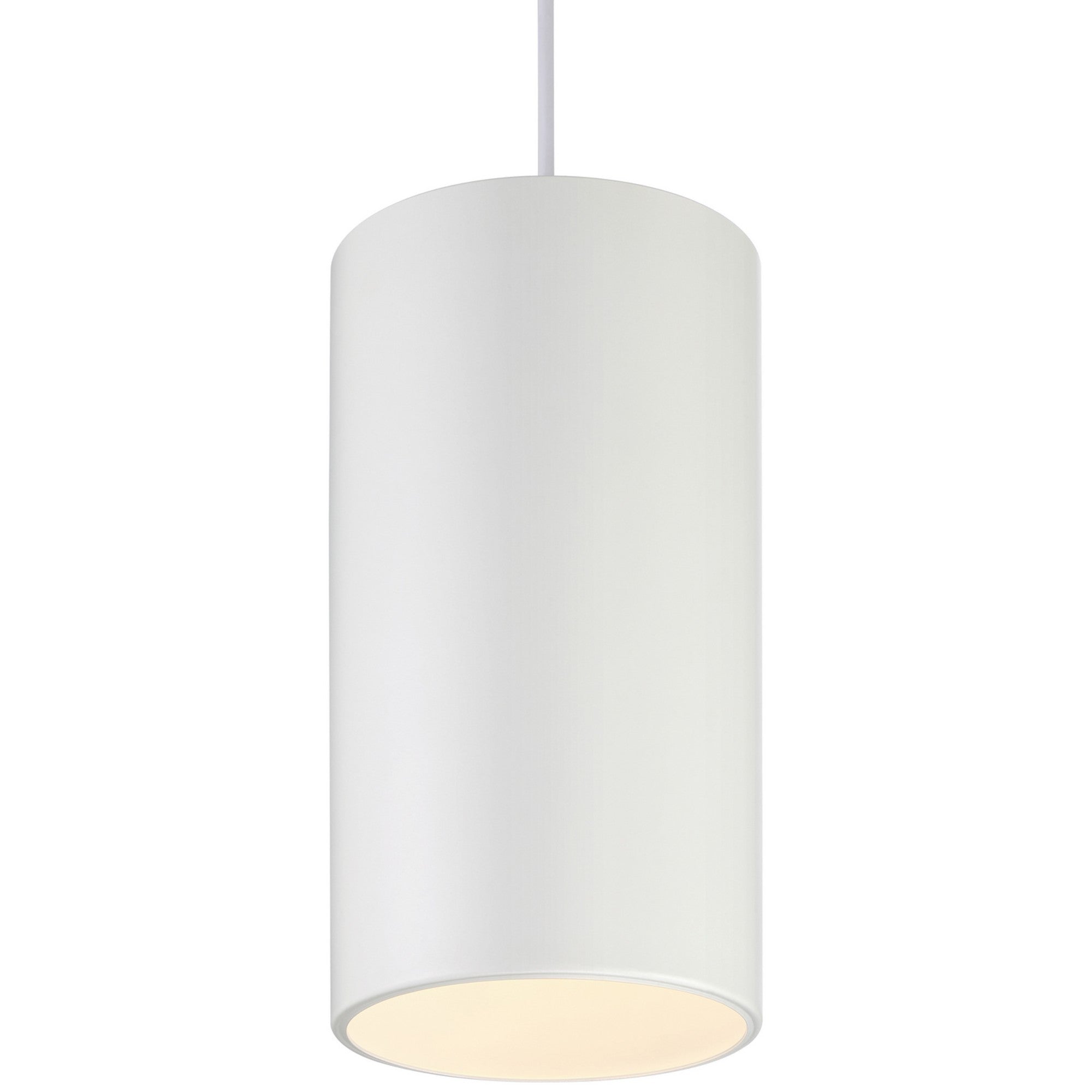 Pilson XL 11" LED Pendant, Matte White Finish, Cord - Bees Lighting