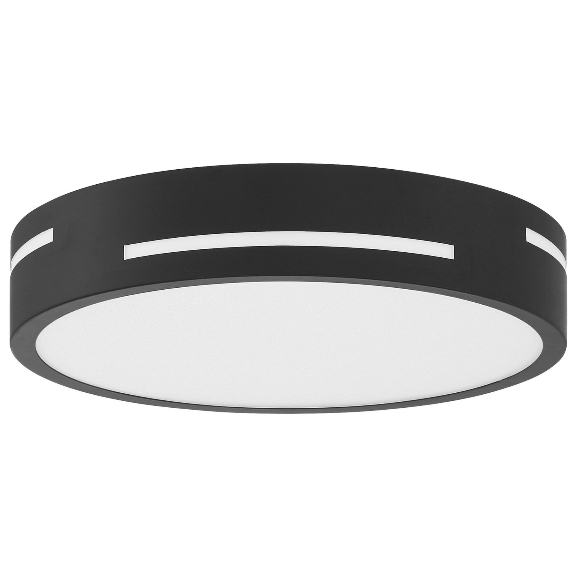 Harmony 15" LED Flush Mount, Matte Black Finish