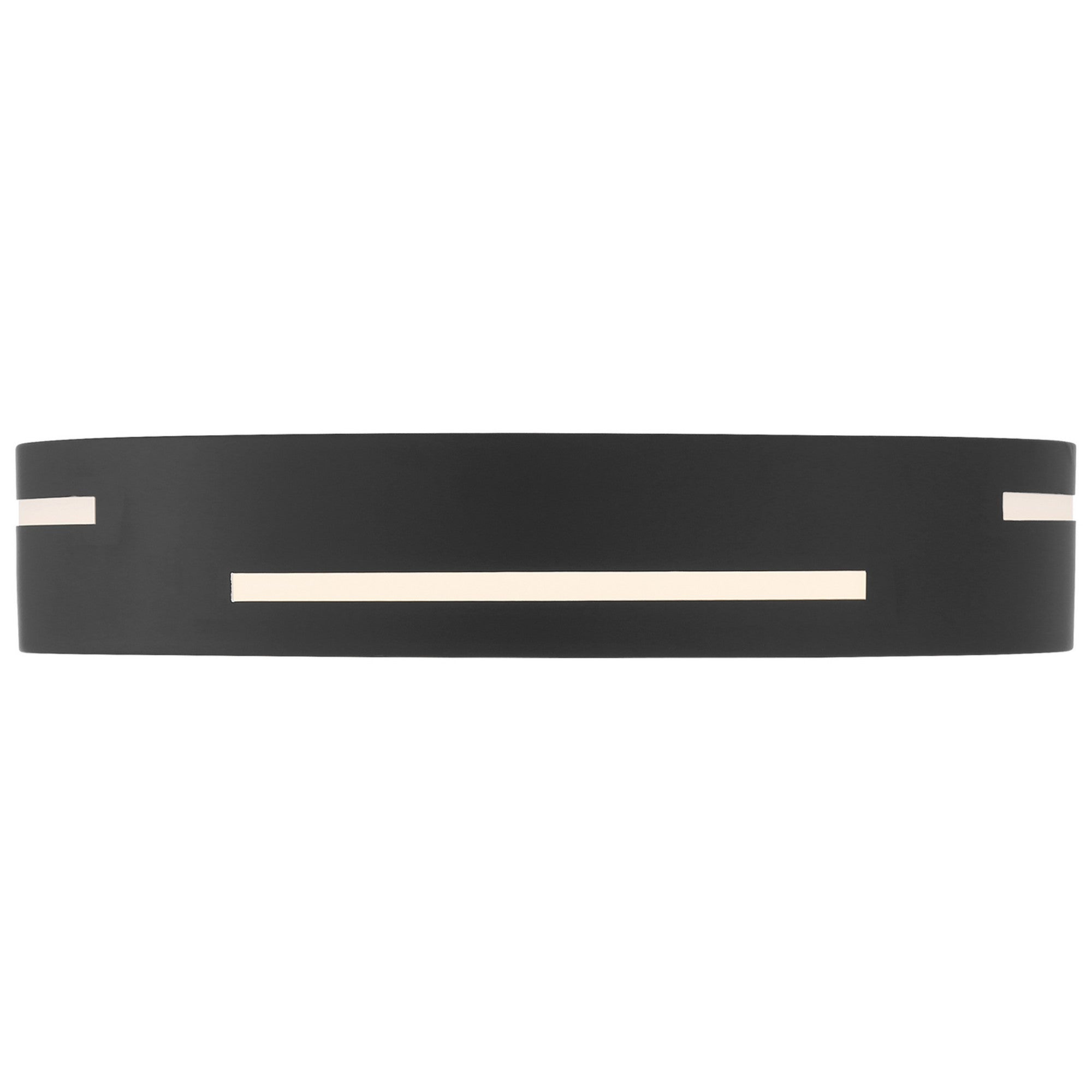 Harmony 15" LED Flush Mount, Matte Black Finish