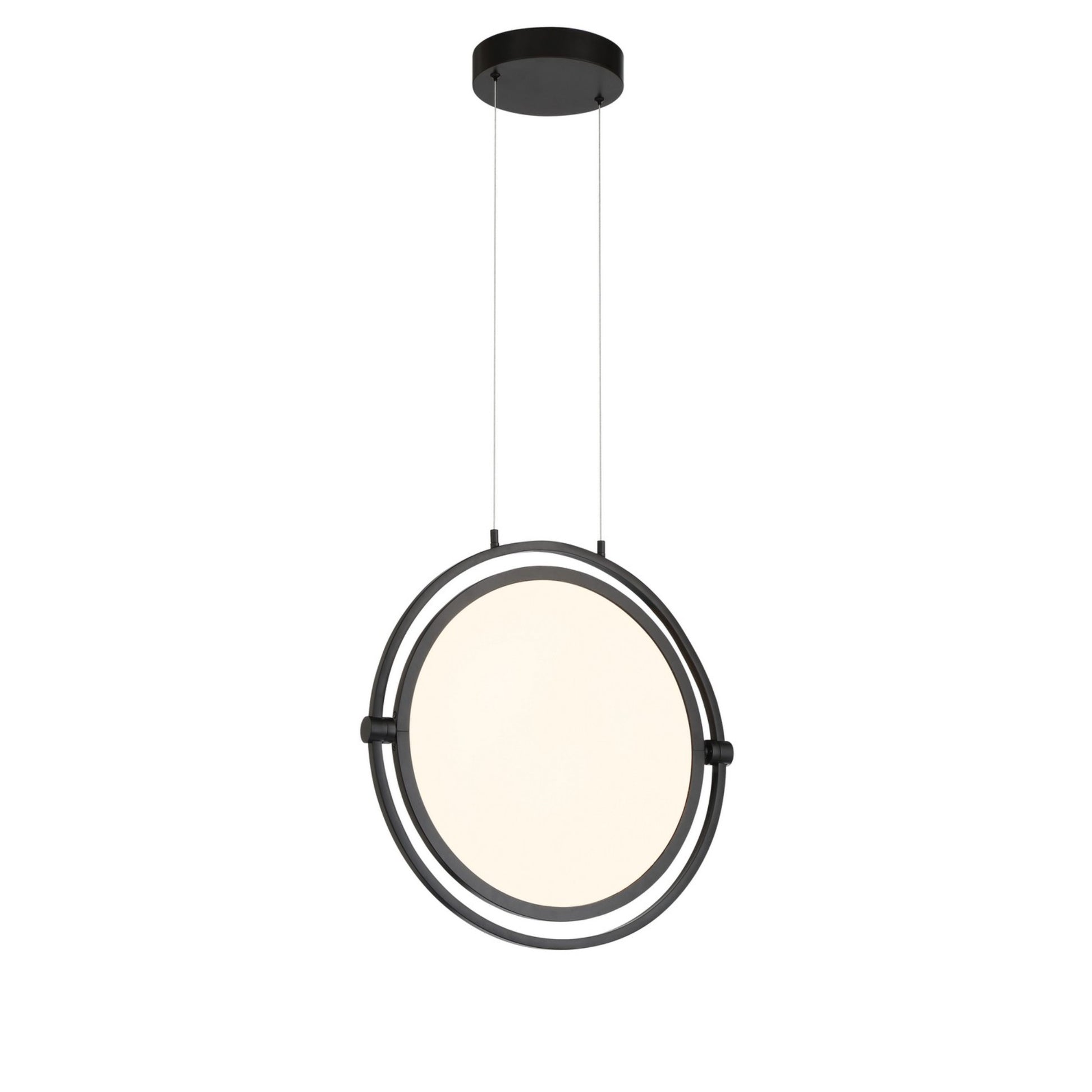 Studio 23 18" LED Pendant, Coal Finish - Bees Lighting