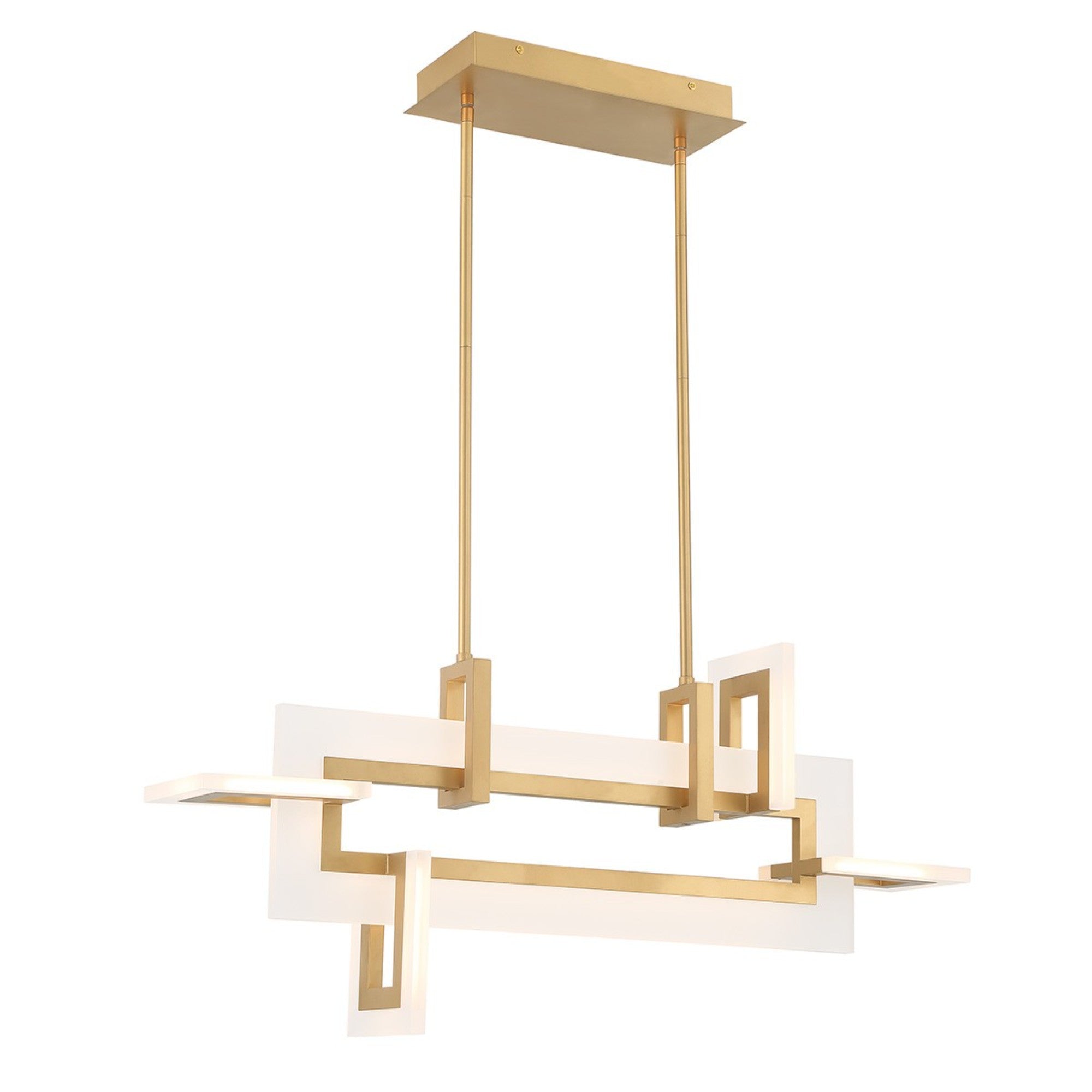 Inizio 33" LED Chandelier, Gold Finish - Bees Lighting