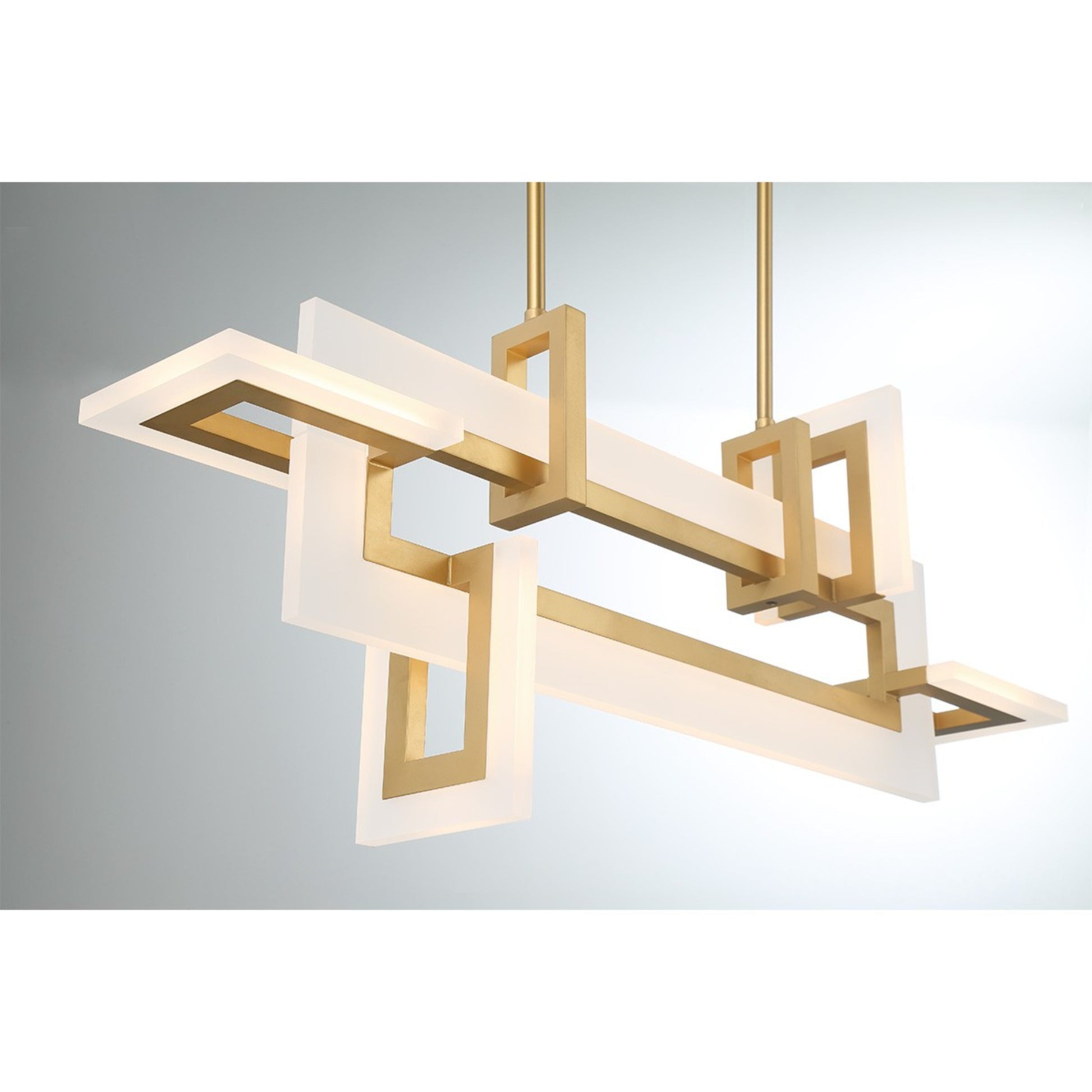 Inizio 33" LED Chandelier, Gold Finish - Bees Lighting