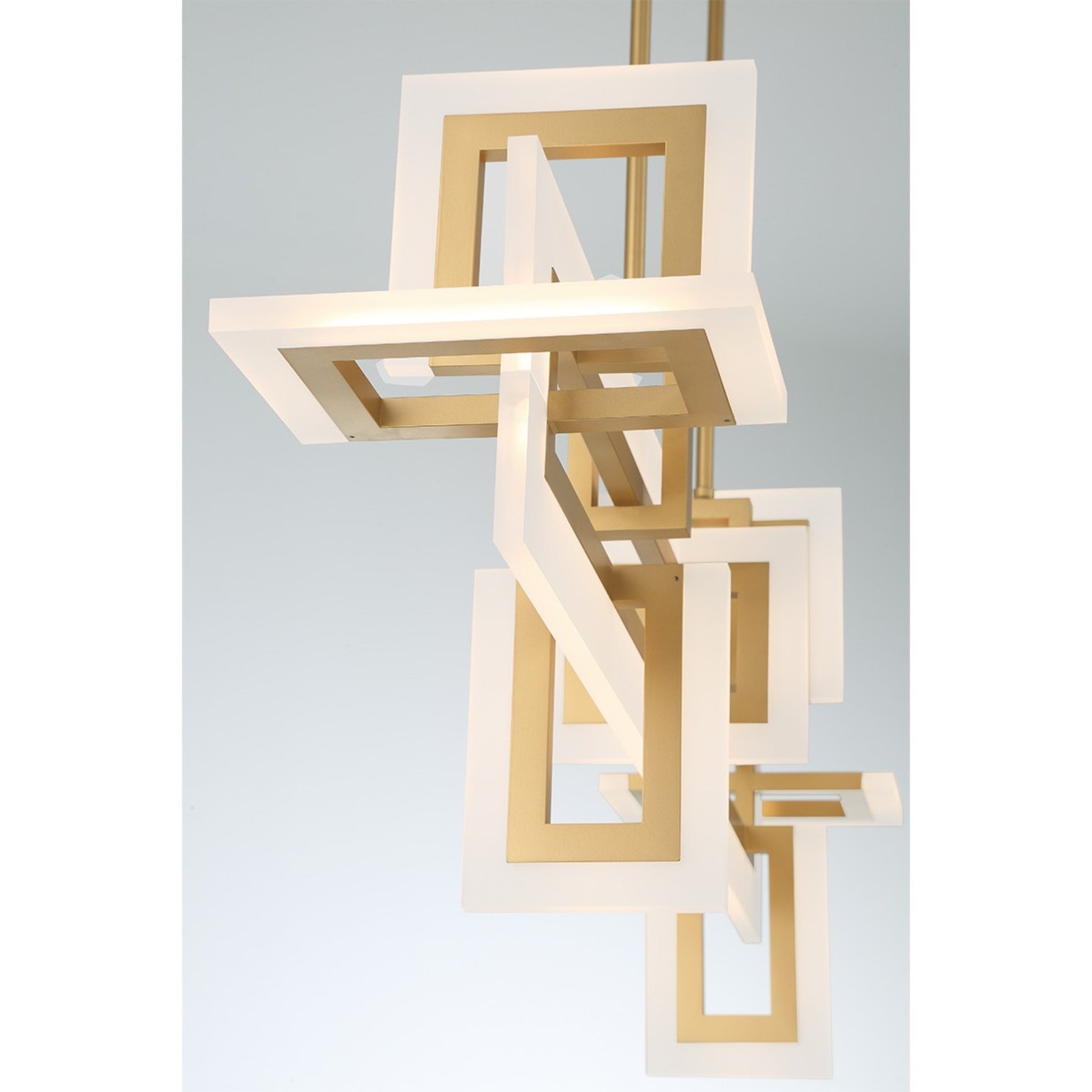 Inizio 48" LED Linear Chandelier, Gold Finish - Bees Lighting