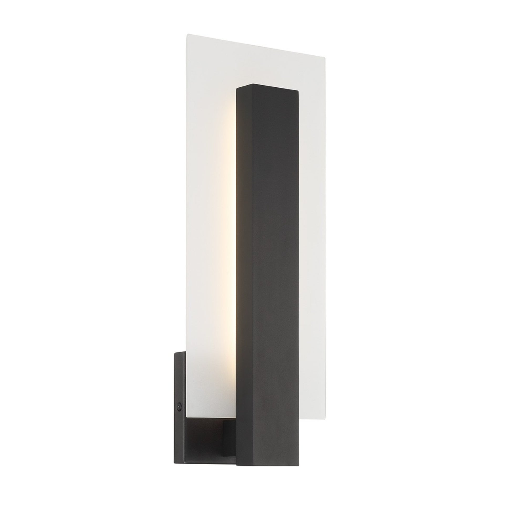 Carta 18" LED Outdoor Wall Sconce, Black Finish - Bees Lighting