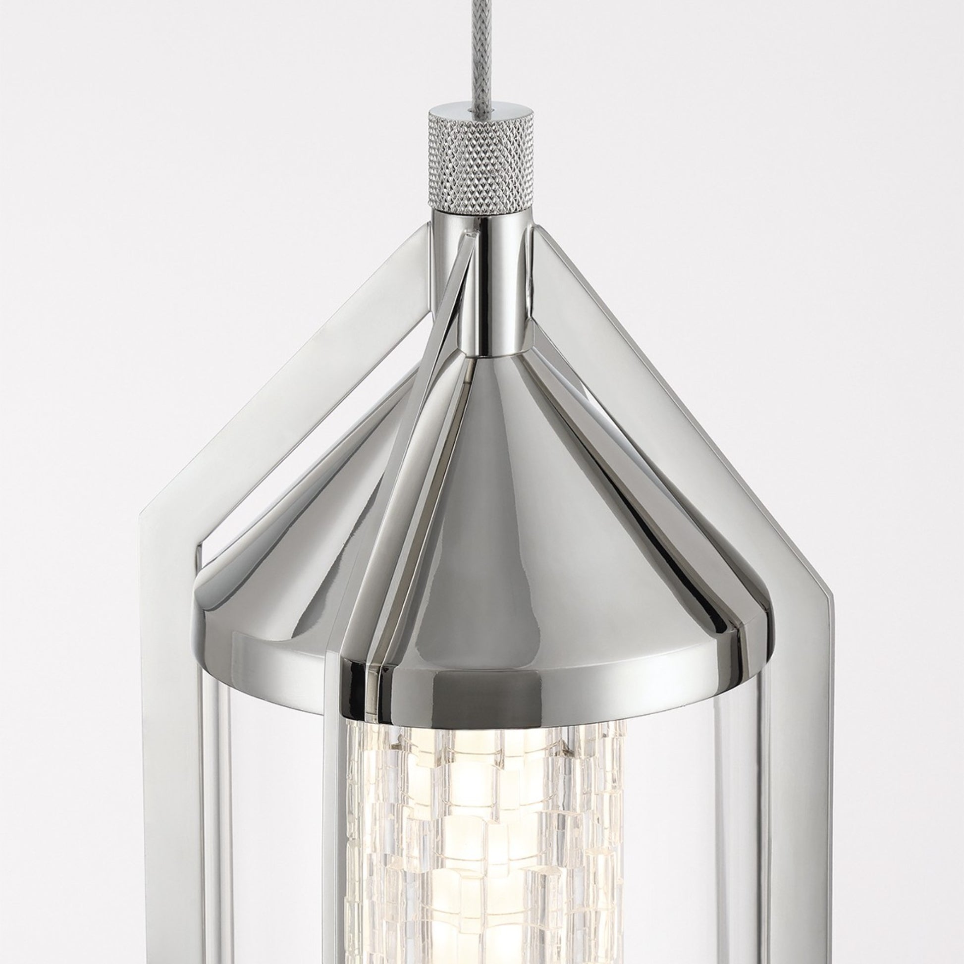 Espada 20" LED Pendant, Polished Nickel Finish - Bees Lighting