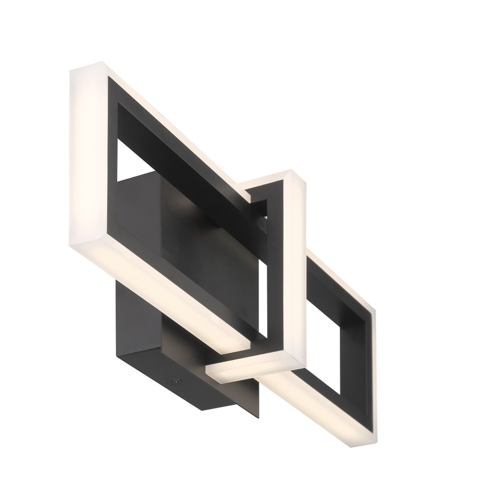 Bordo 16" LED Outdoor Wall Sconce, Black Finish - Bees Lighting