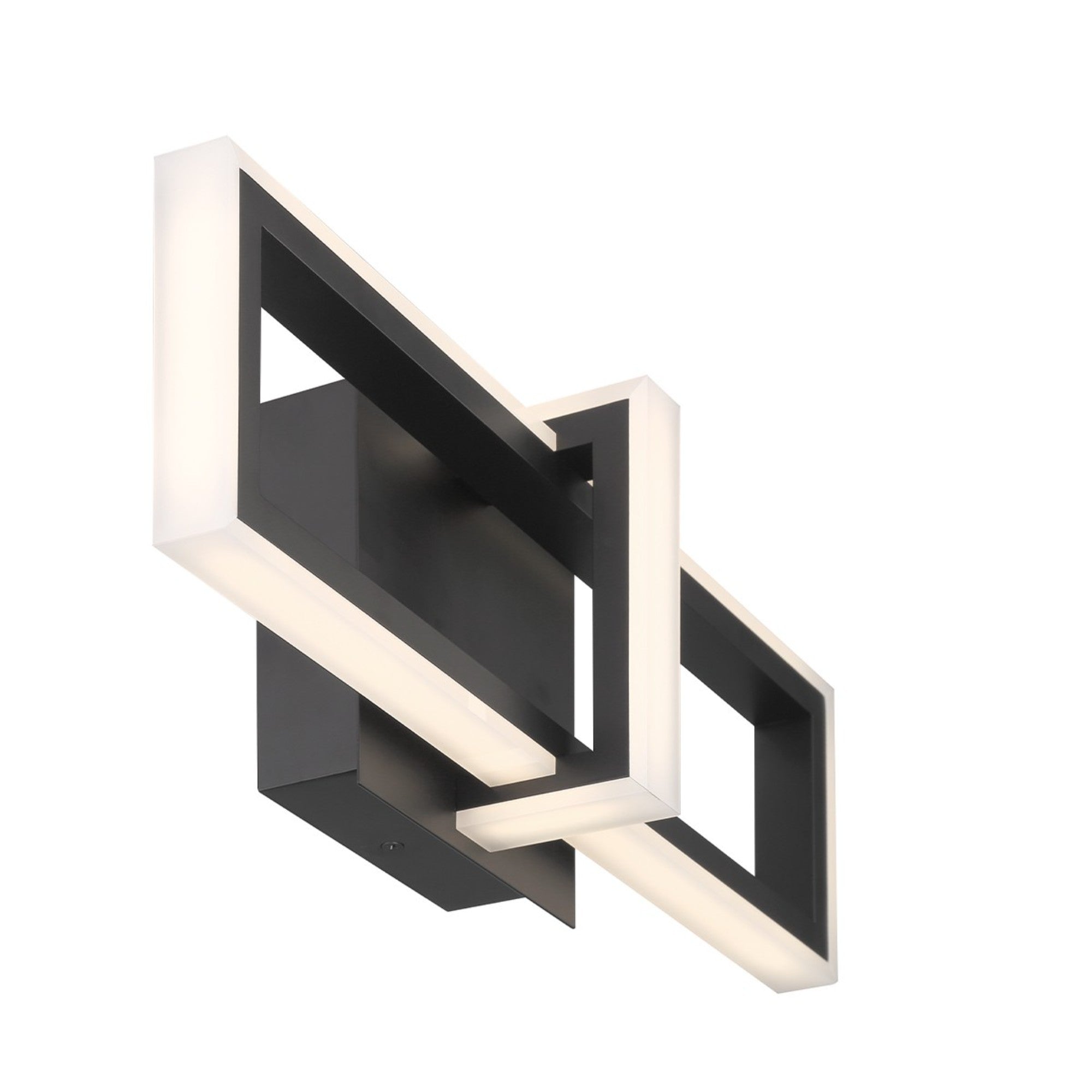 Bordo 16" LED Outdoor Wall Sconce, Black Finish - Bees Lighting