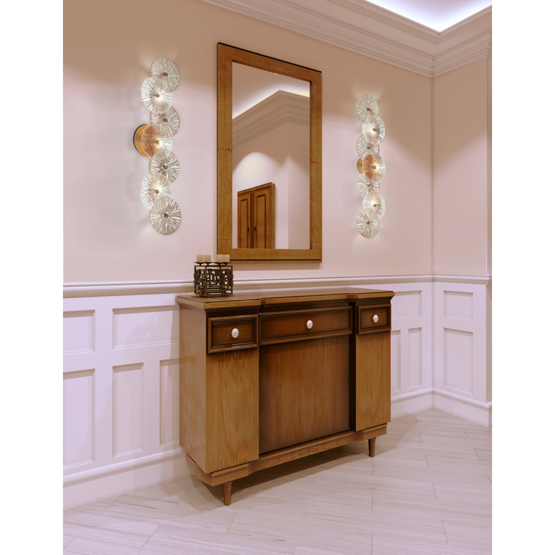 Sue-Anne 30" Vanity, Gold Finish - Bees Lighting