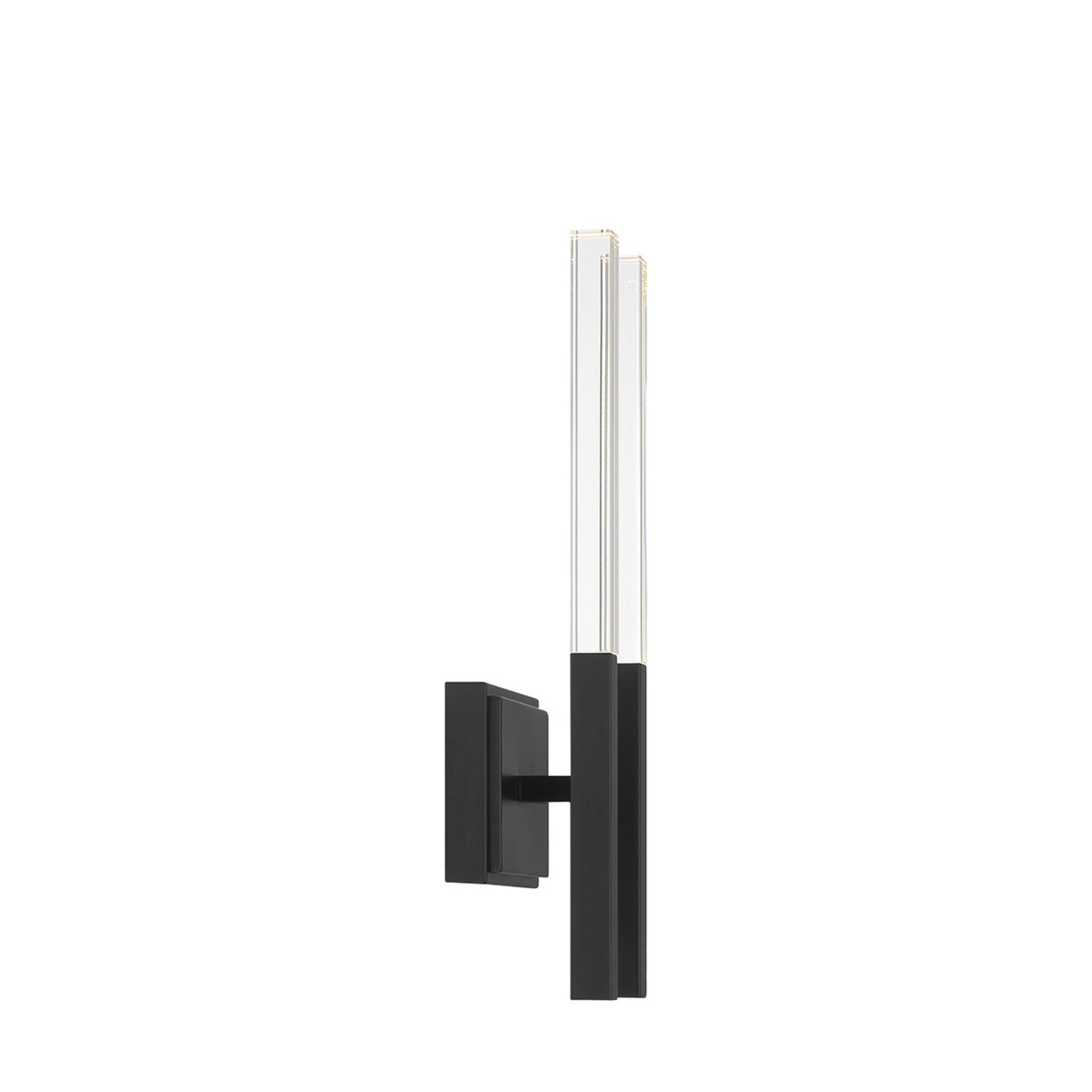 Benicio 2-Light 18" LED Wall Sconce, Black Finish - Bees Lighting