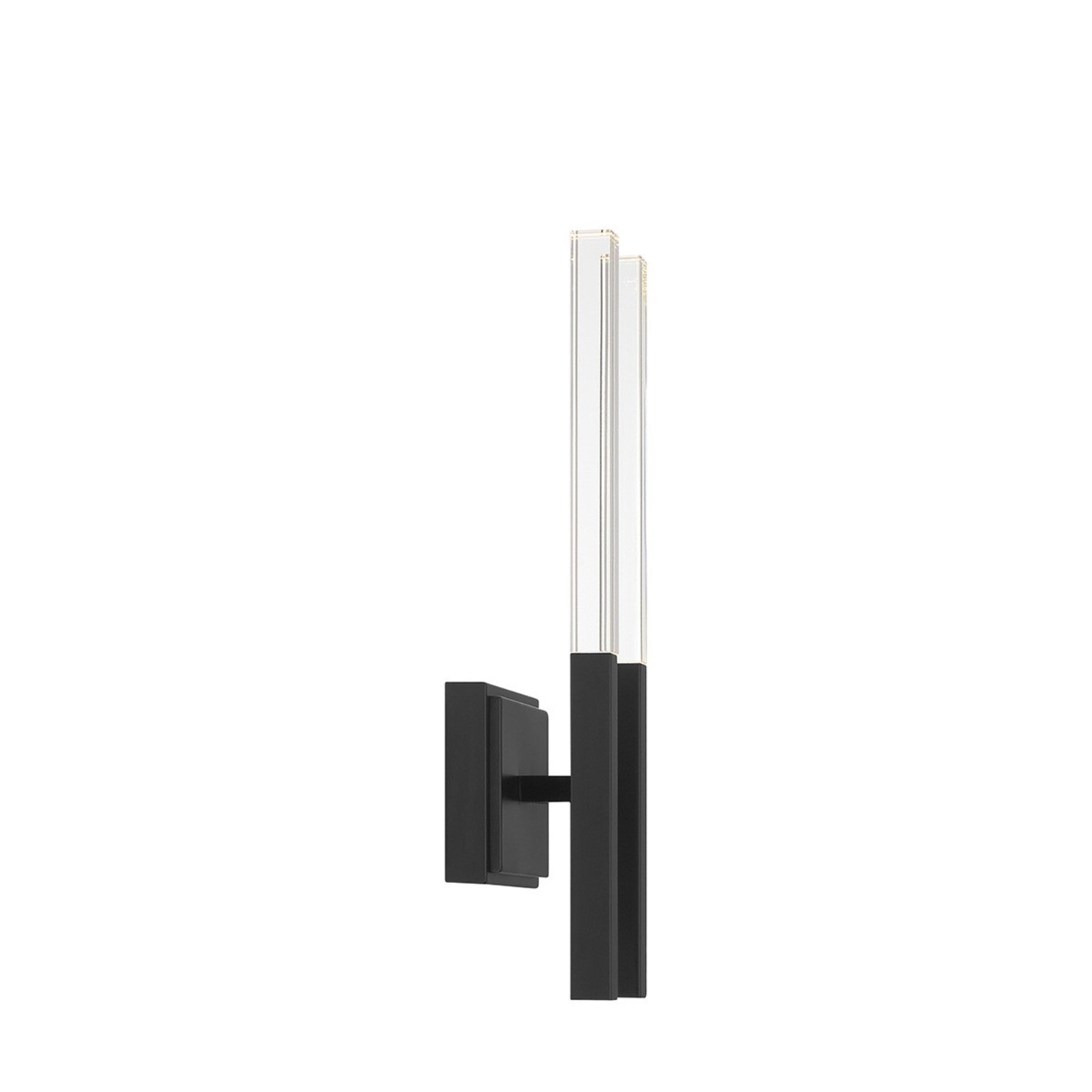Benicio 2-Light 18" LED Wall Sconce, Black Finish - Bees Lighting