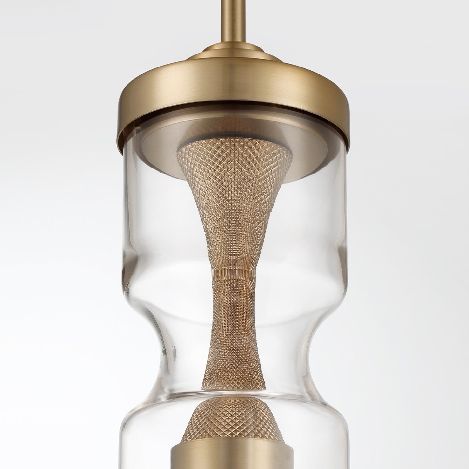 Mistero 21" Mini Pendant, Gold Finish - Bees Lighting