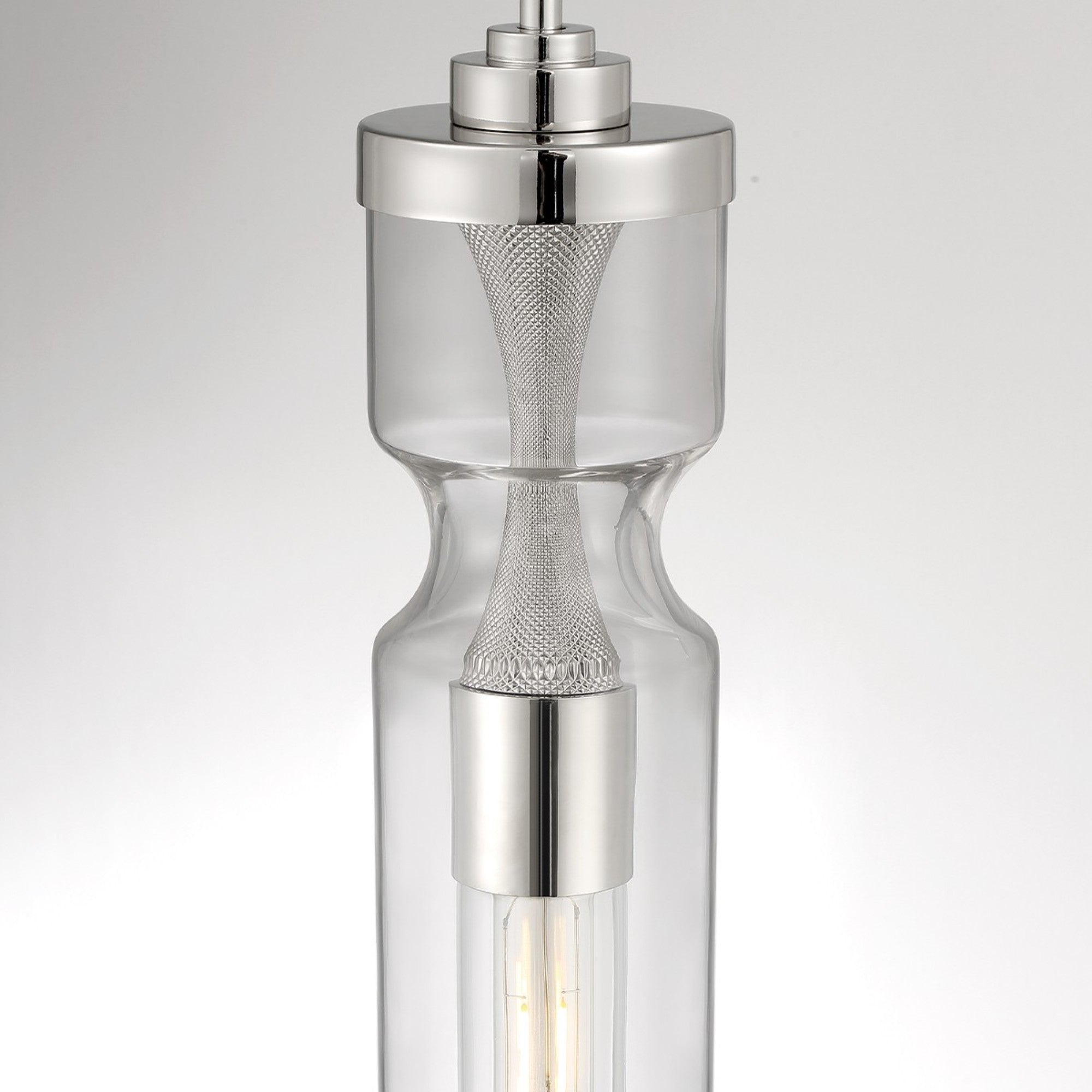 Mistero 21" Mini Pendant, Satin Nickel Finish - Bees Lighting