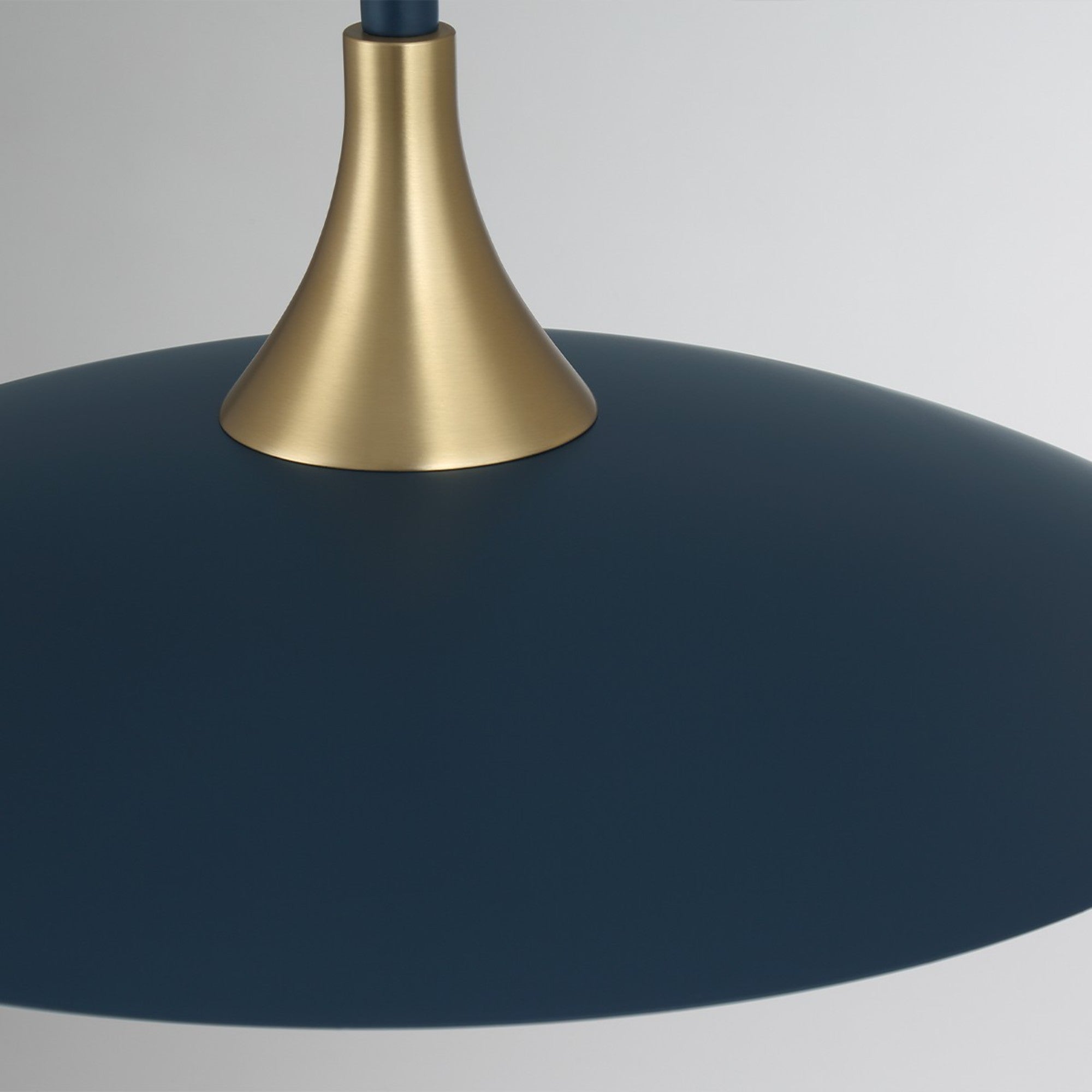 Welsh 18" LED Pendant, Blue Finish - Bees Lighting