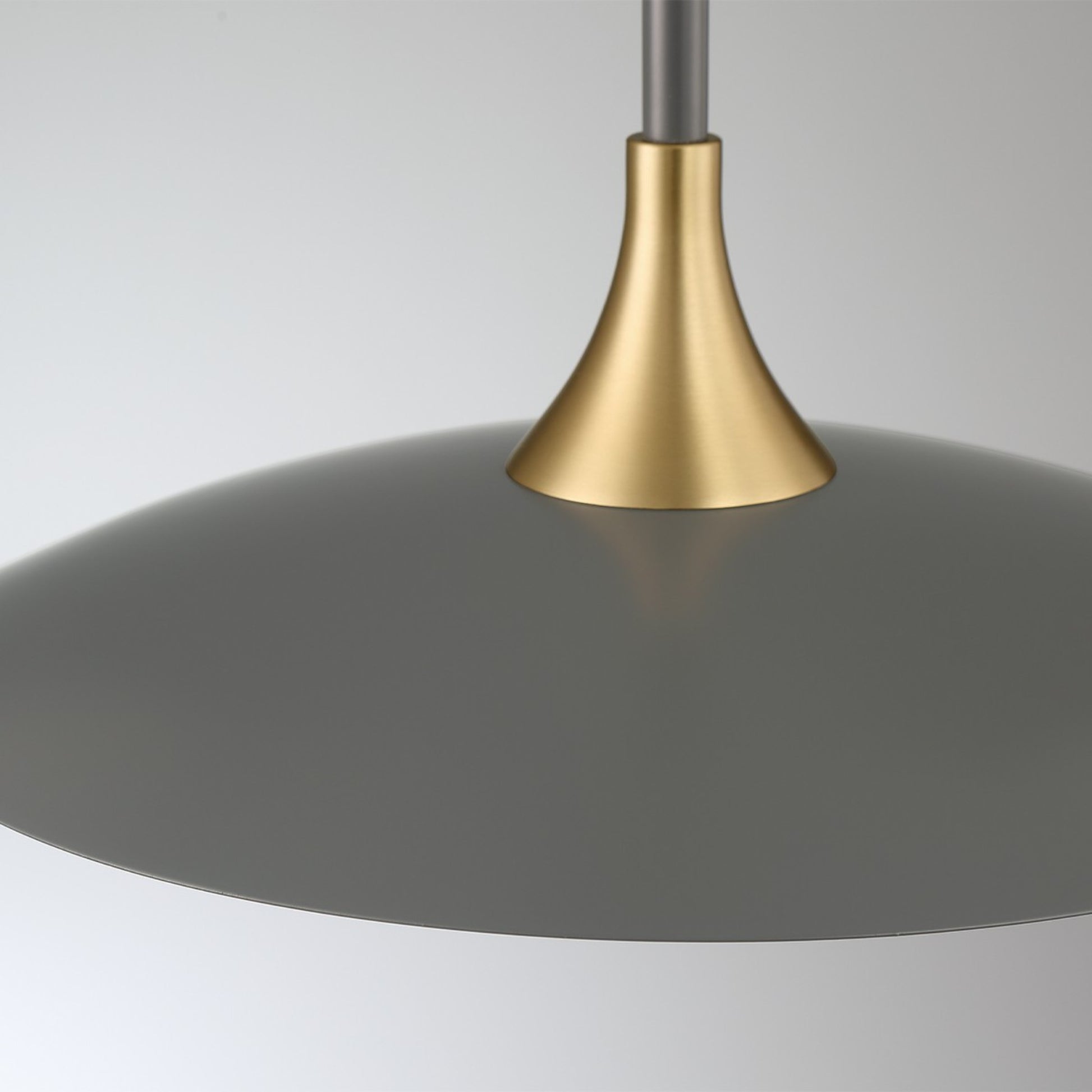 Welsh 18" LED Pendant, Grey Finish - Bees Lighting