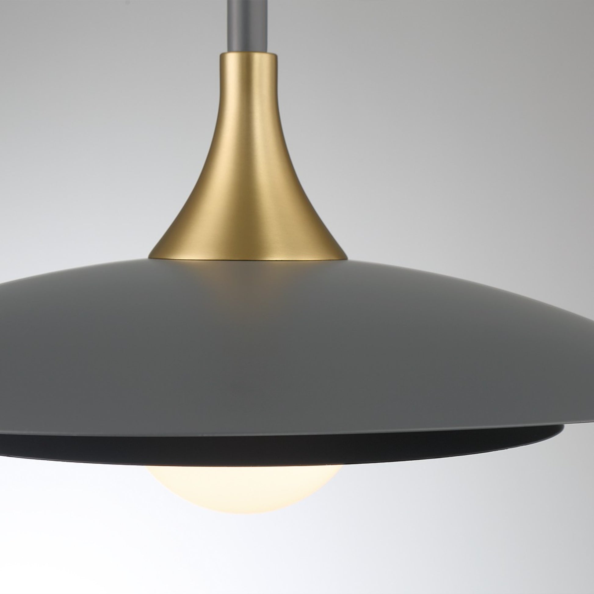 Welsh 18" LED Pendant, Grey Finish - Bees Lighting
