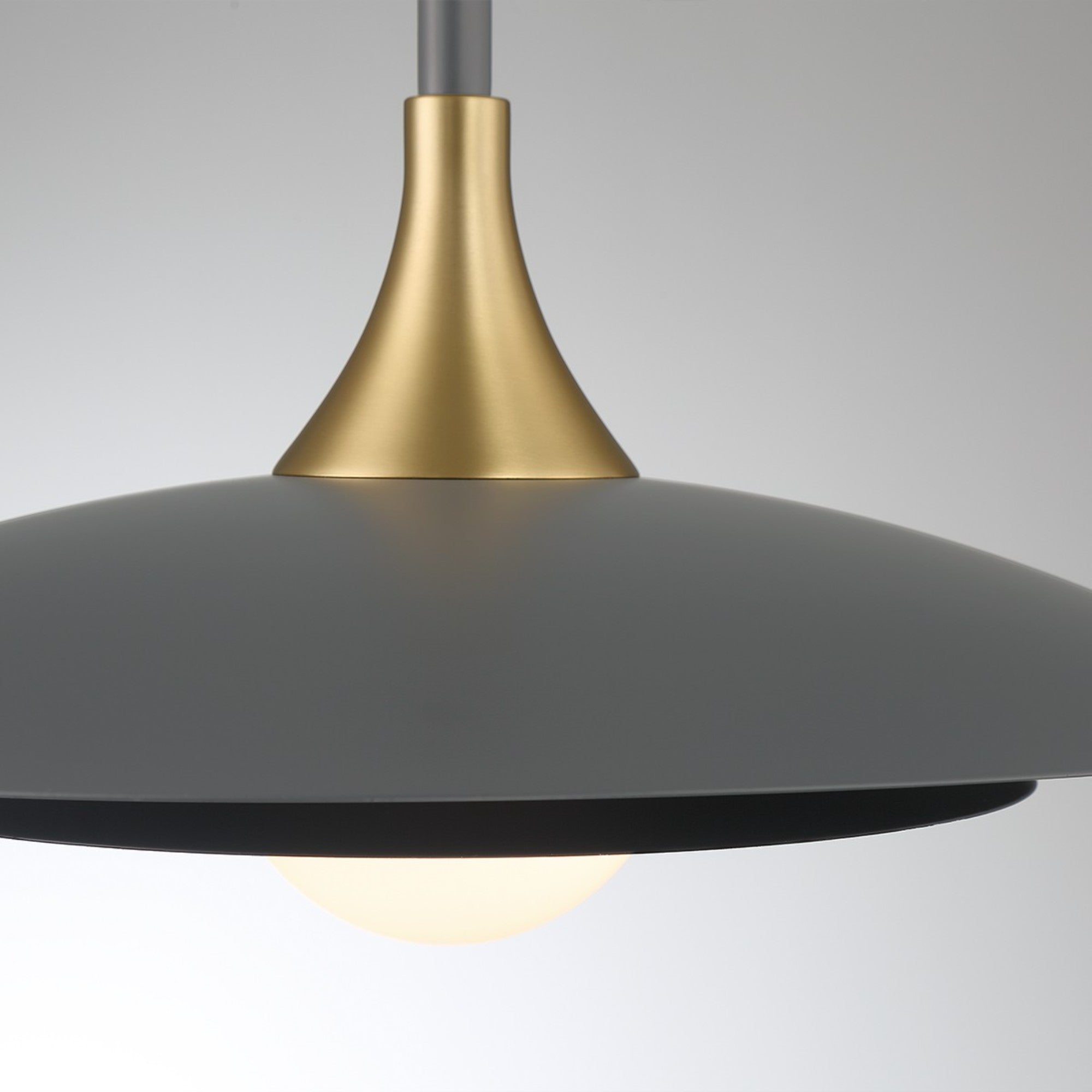 Welsh 18" LED Pendant, Grey Finish - Bees Lighting