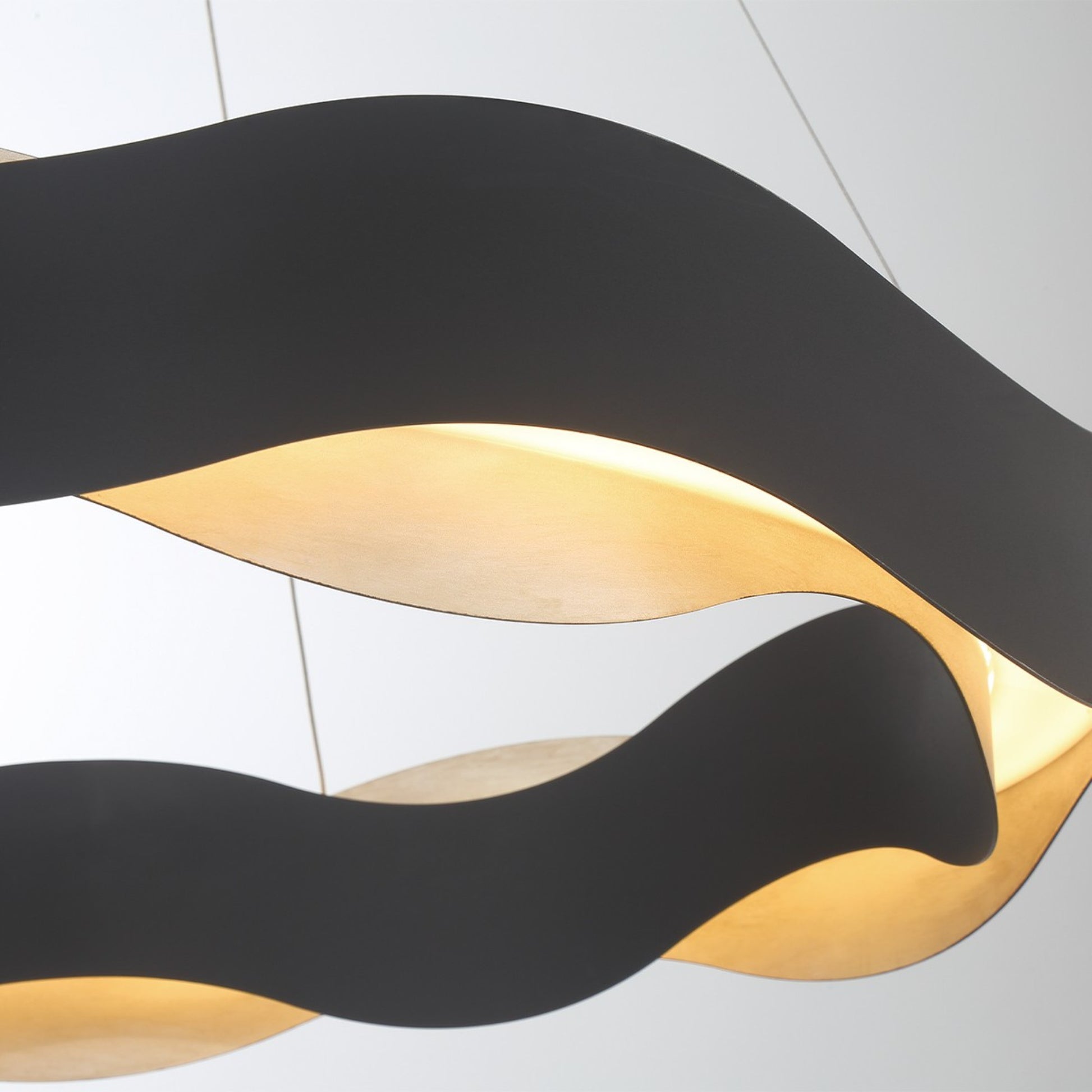 Vaughan 24" LED Chandelier, Silver & Black Finish - Bees Lighting