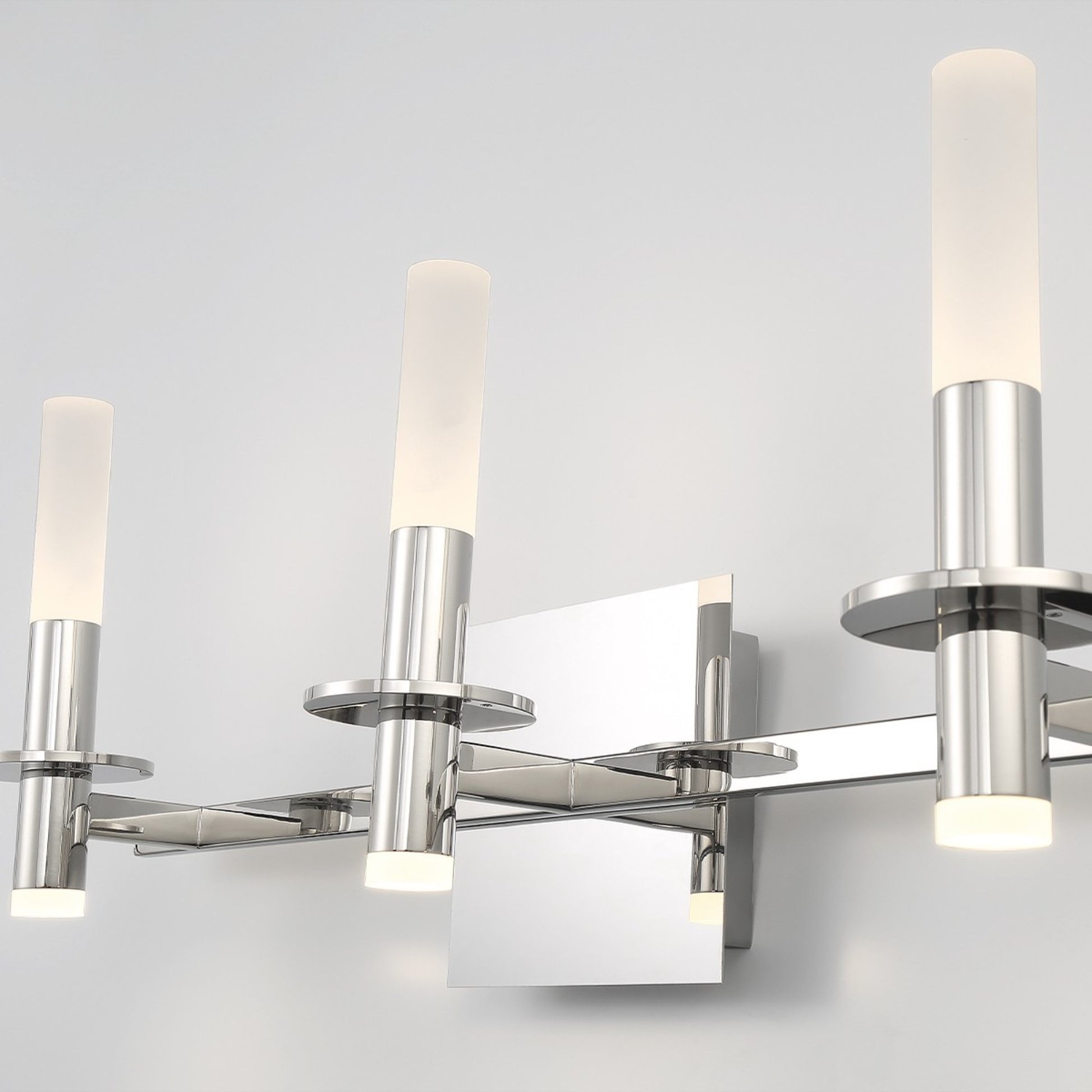 Torna 3-Light 24" LED Vanity, Polished Nickel Finish - Bees Lighting