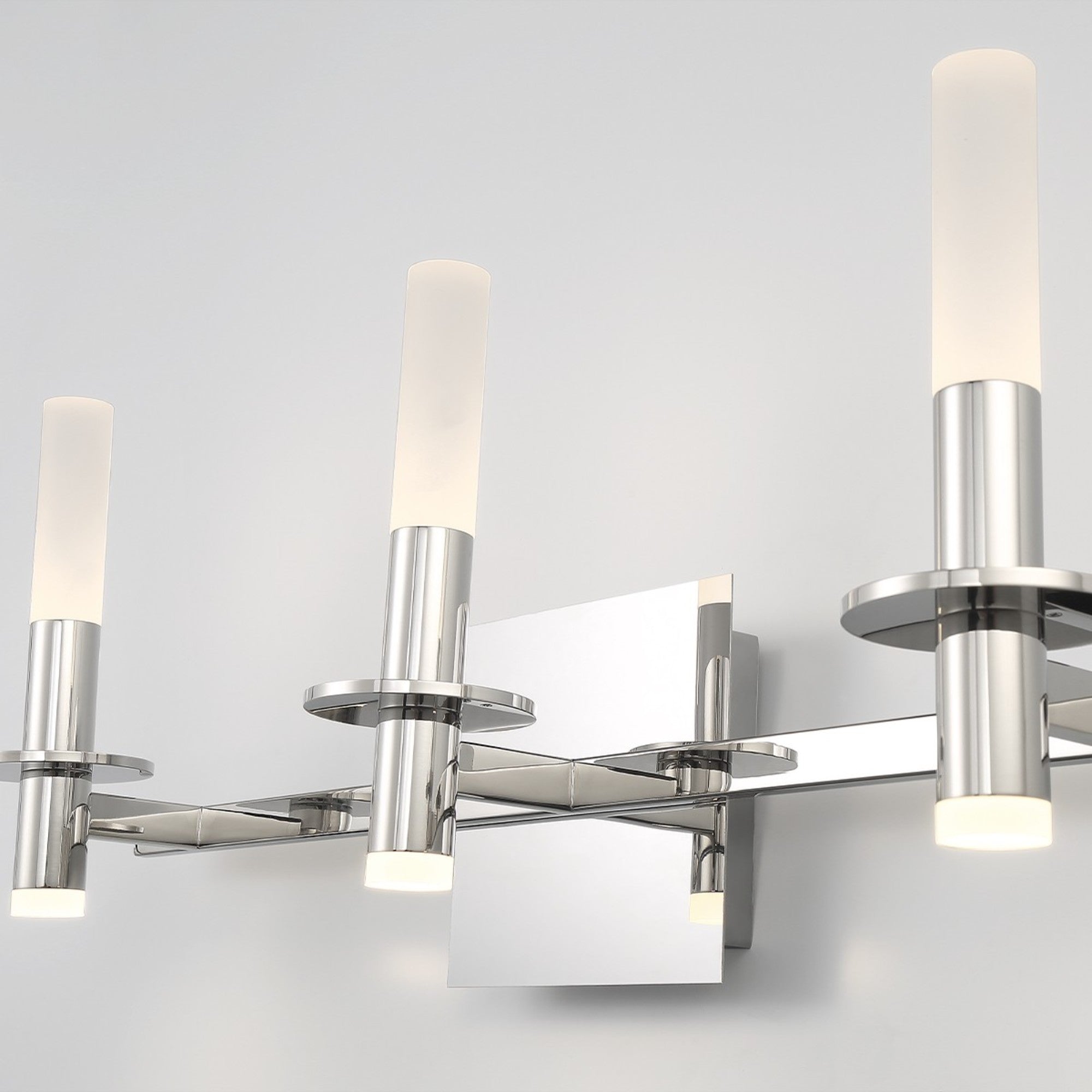 Torna 3-Light 24" LED Vanity, Polished Nickel Finish - Bees Lighting