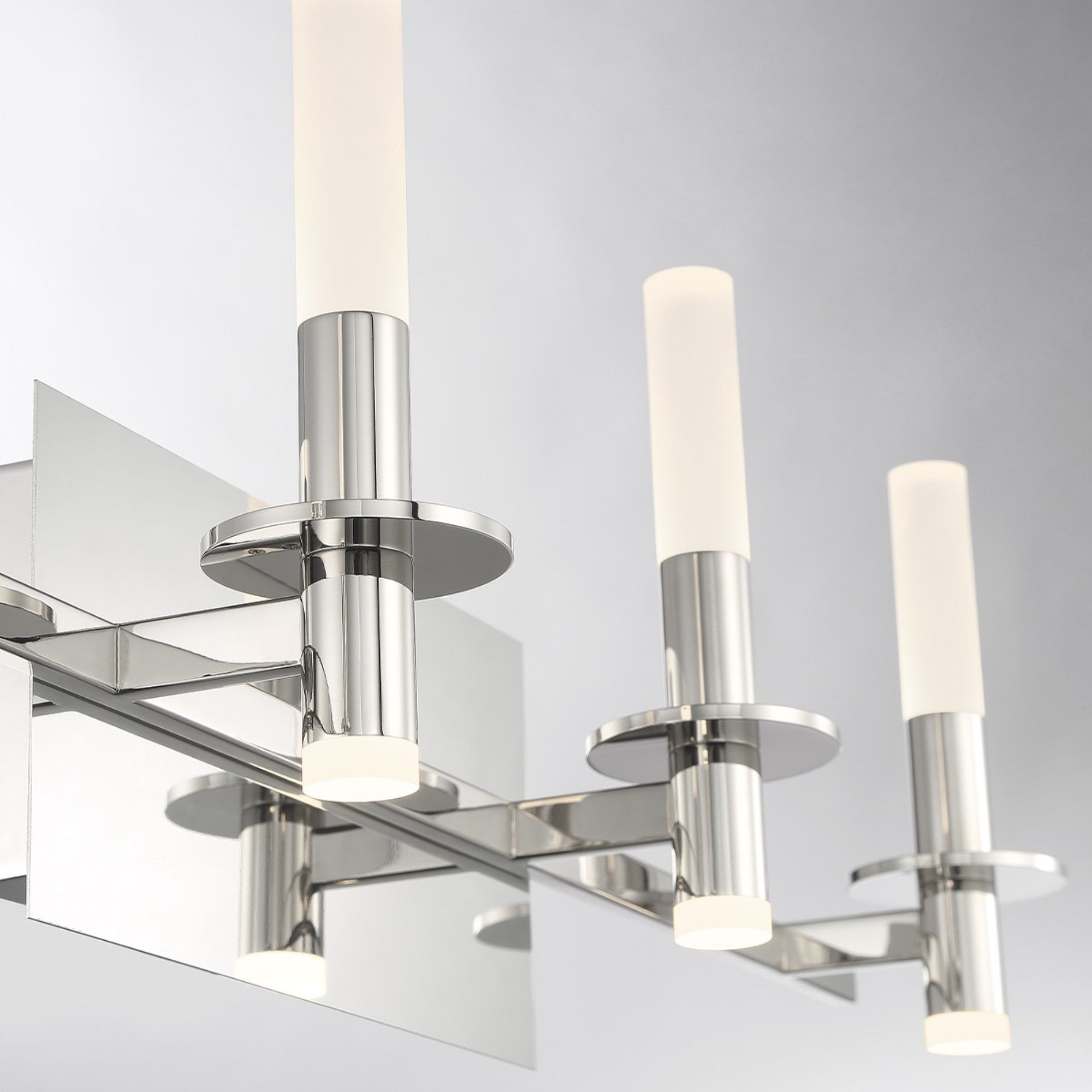 Torna 4-Light 36" LED Vanity, Polished Nickel Finish - Bees Lighting