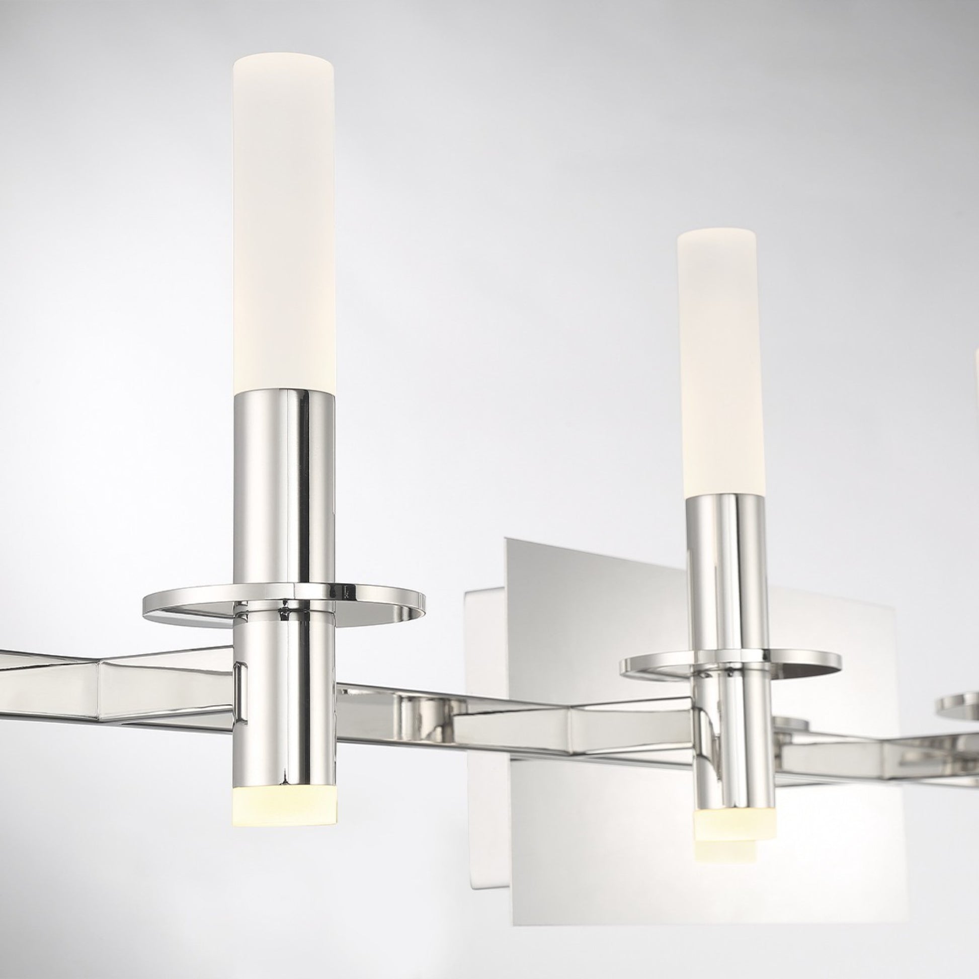 Torna 4-Light 36" LED Vanity, Polished Nickel Finish - Bees Lighting