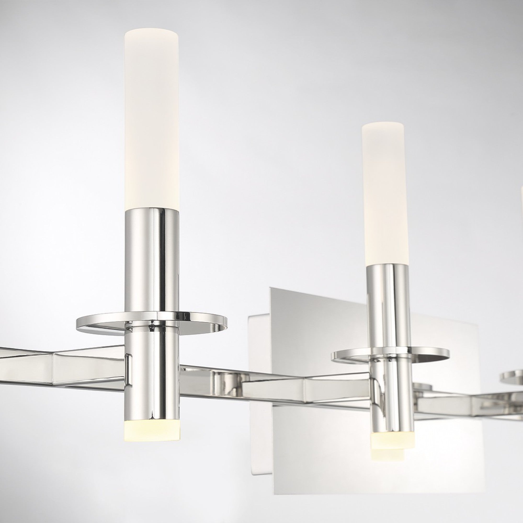 Torna 4-Light 36" LED Vanity, Polished Nickel Finish - Bees Lighting