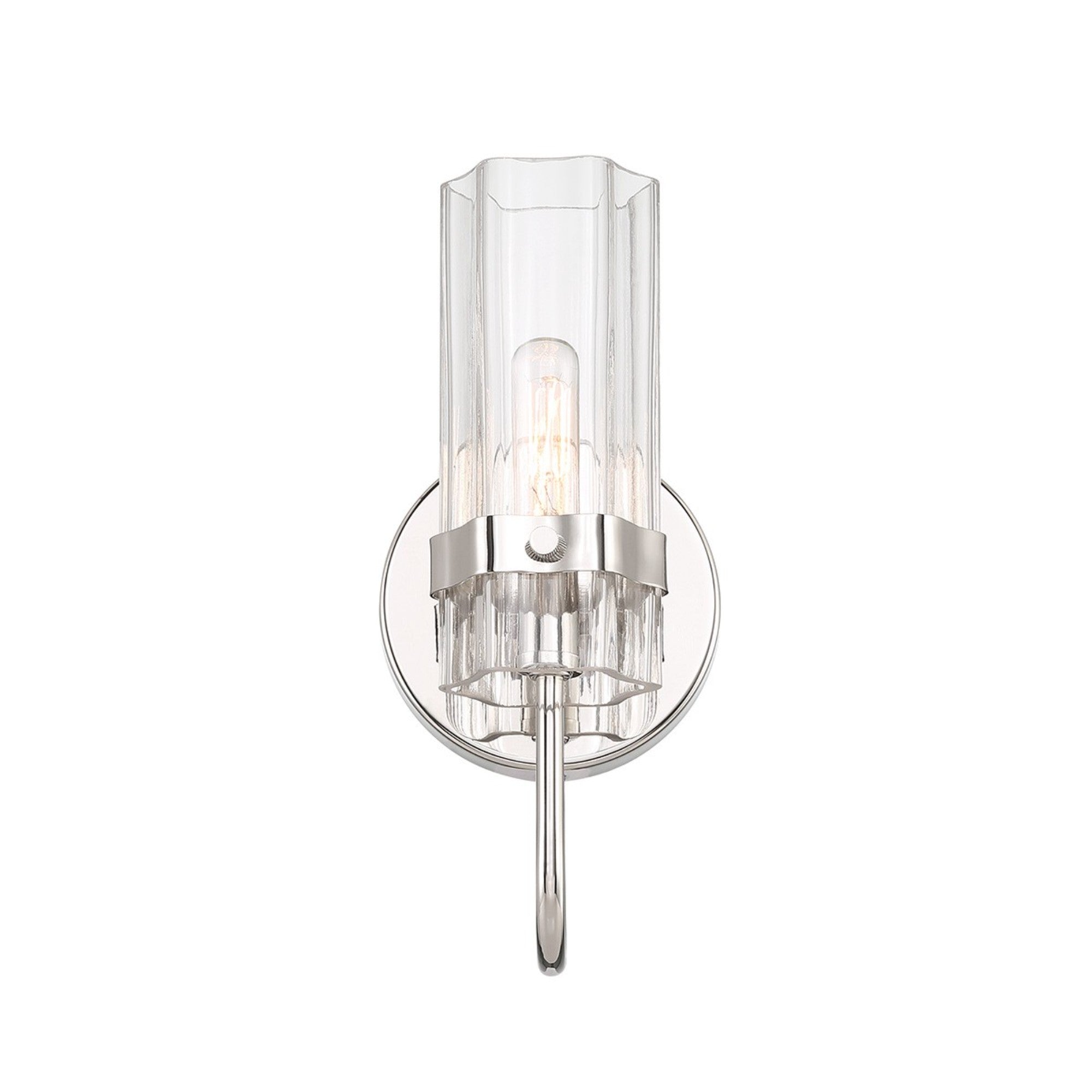 Brook 11" Wall Sconce, Chrome Finish - Bees Lighting
