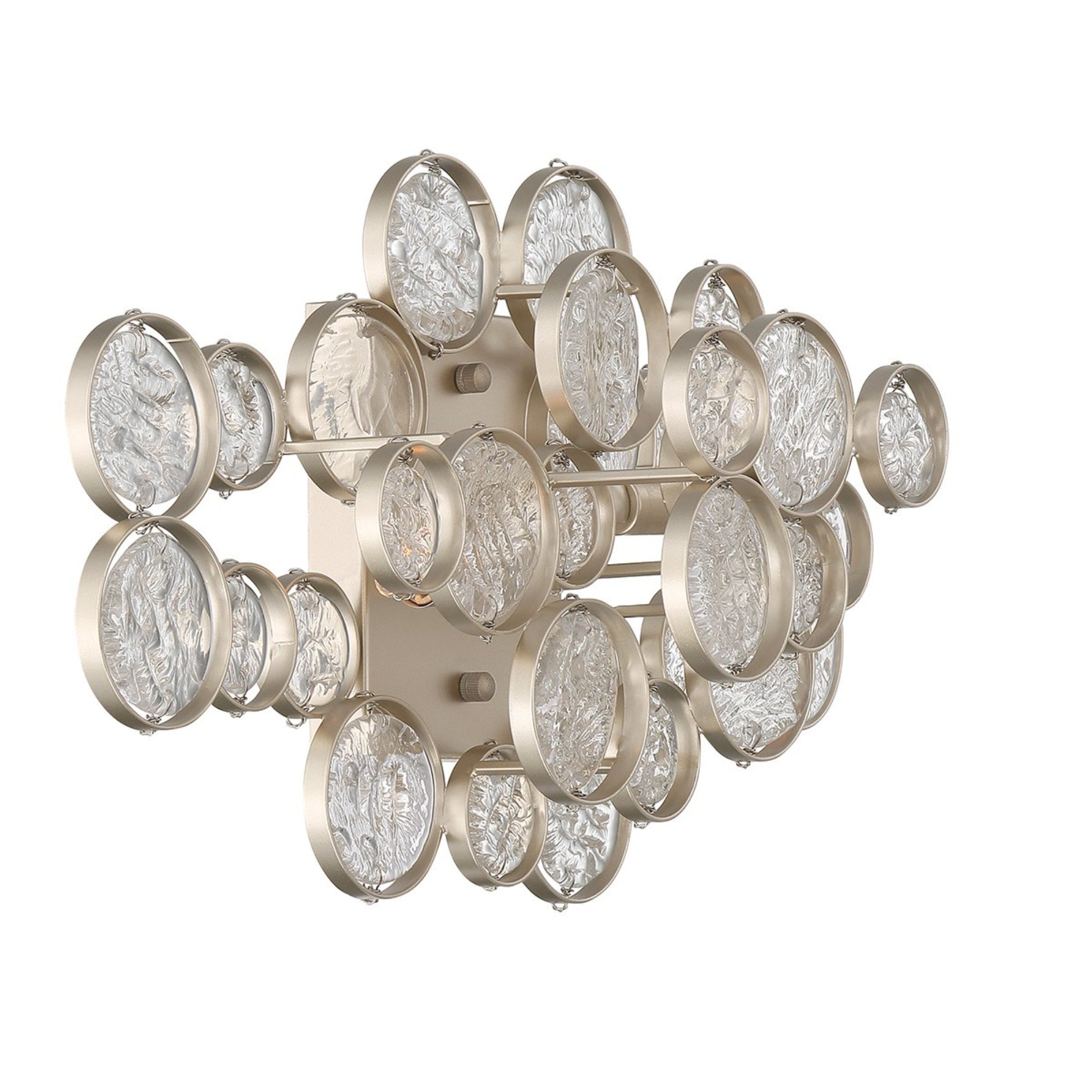 Trento 18" Wall Sconce, Silver Finish - Bees Lighting