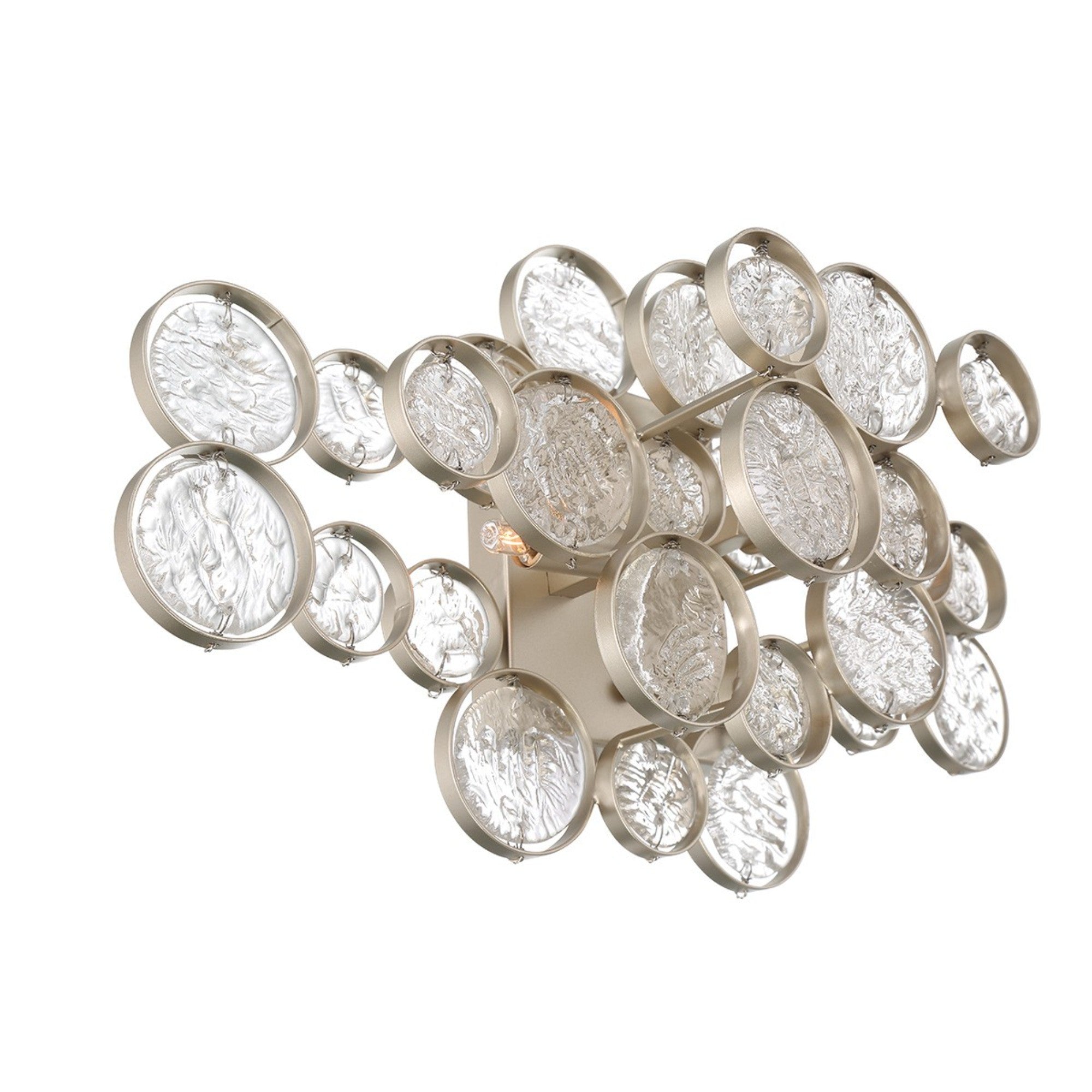 Trento 18" Wall Sconce, Silver Finish - Bees Lighting
