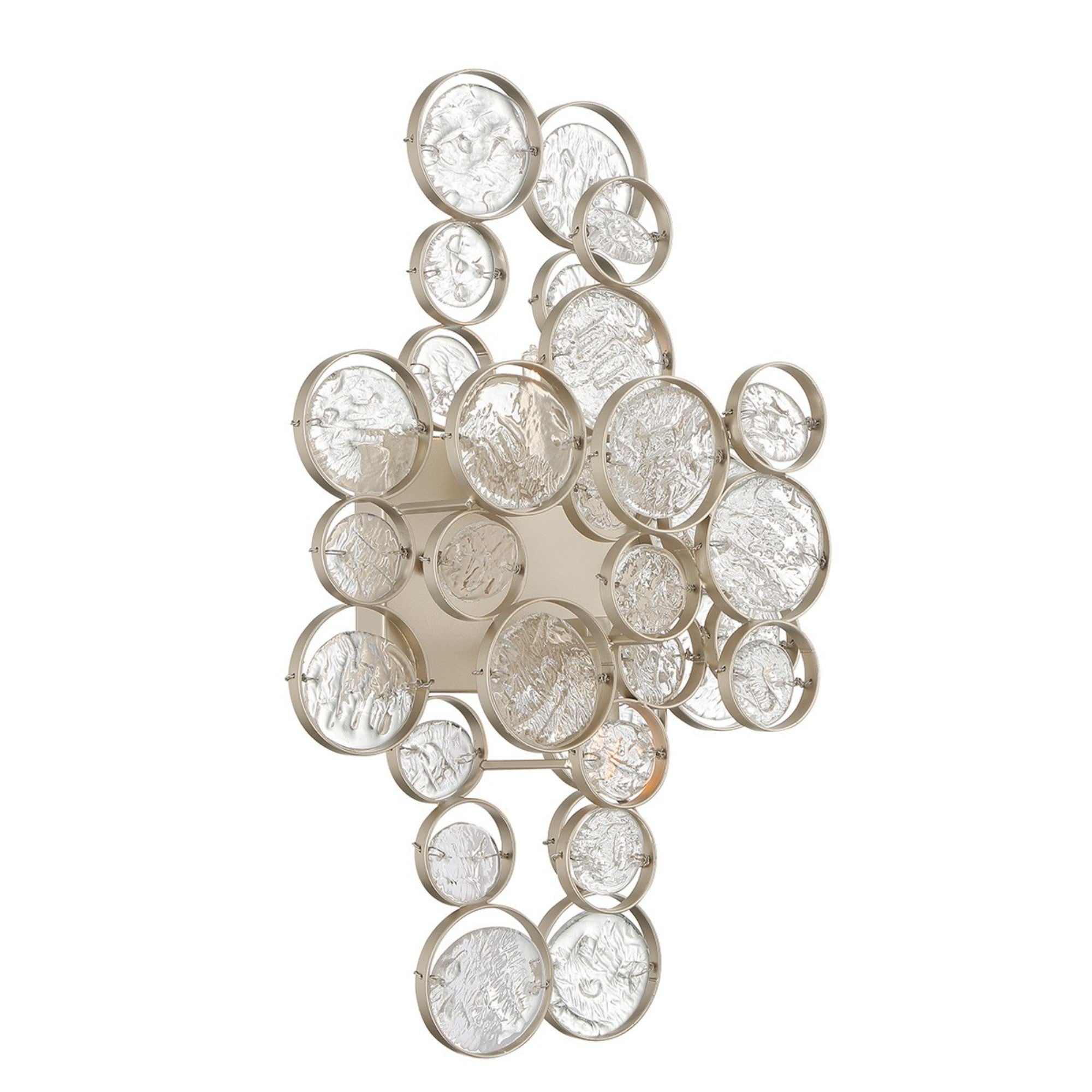 Trento 18" Wall Sconce, Silver Finish - Bees Lighting