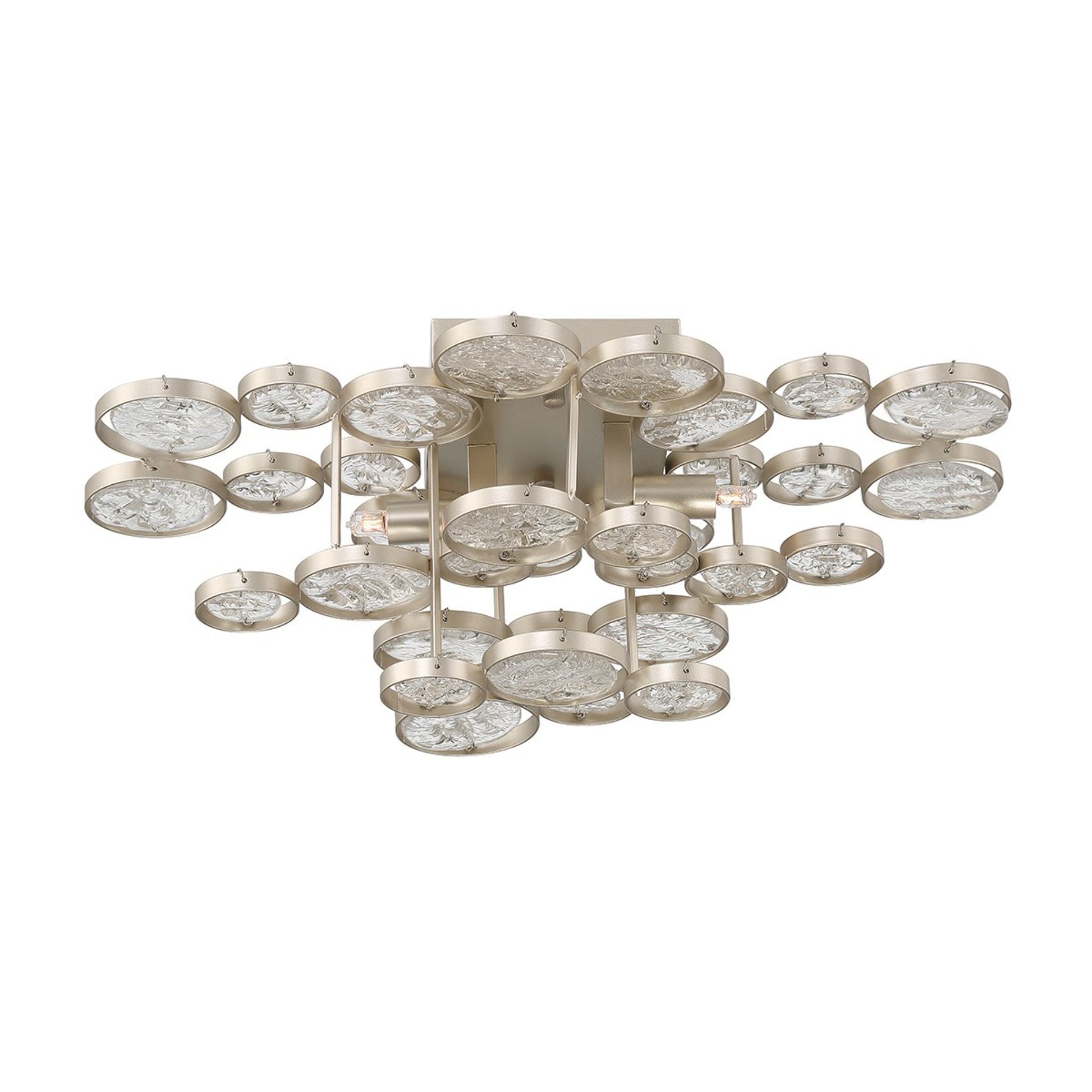 Trento 18" Wall Sconce, Silver Finish - Bees Lighting