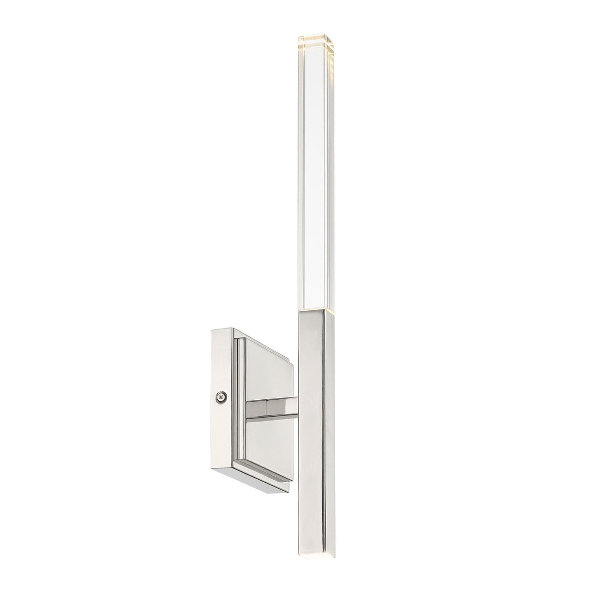 Benicio 18" LED Wall Sconce, Polished Nickel Finish - Bees Lighting