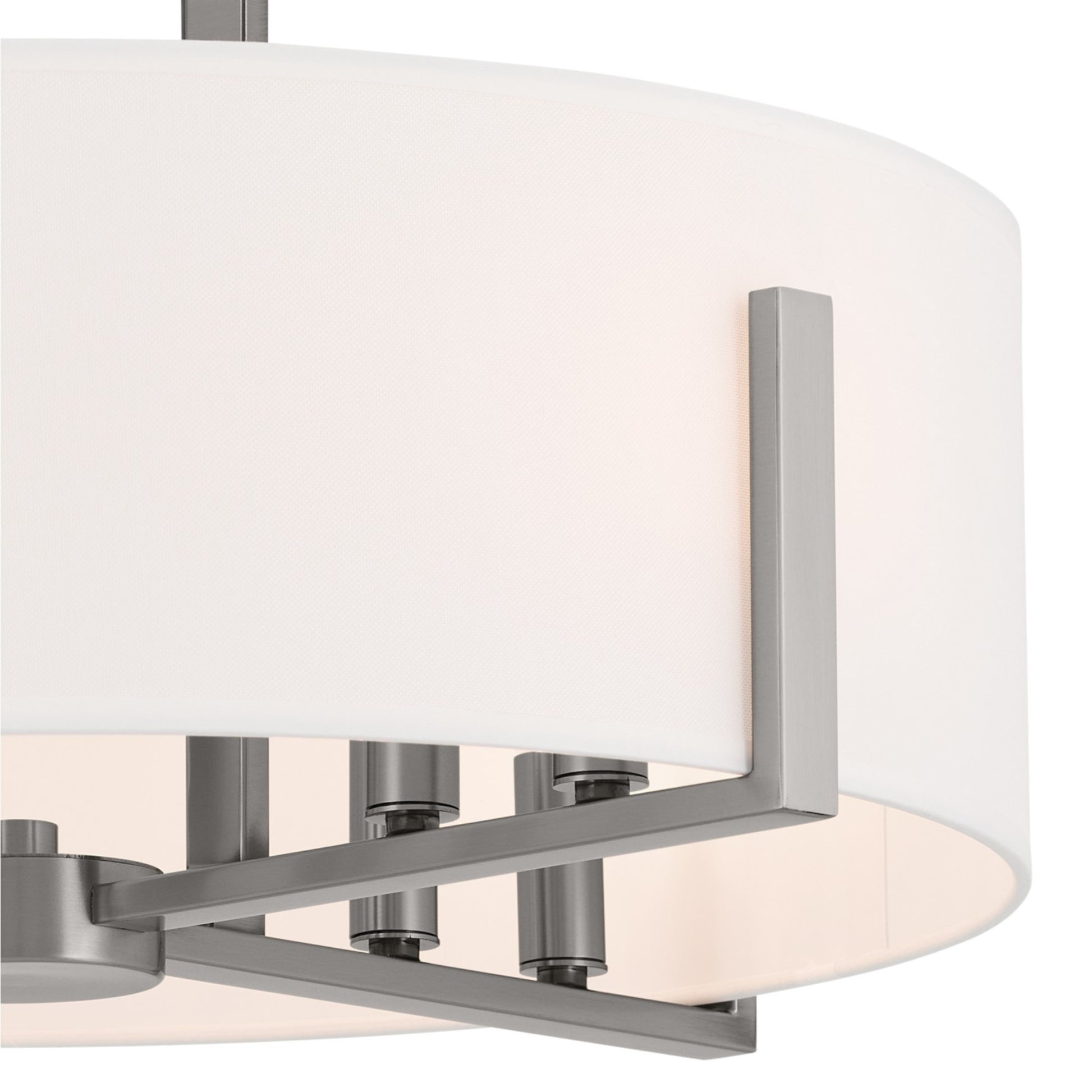 Malen 20" 8-Light Convertible Pendant, Classic Pewter Finish - Bees Lighting