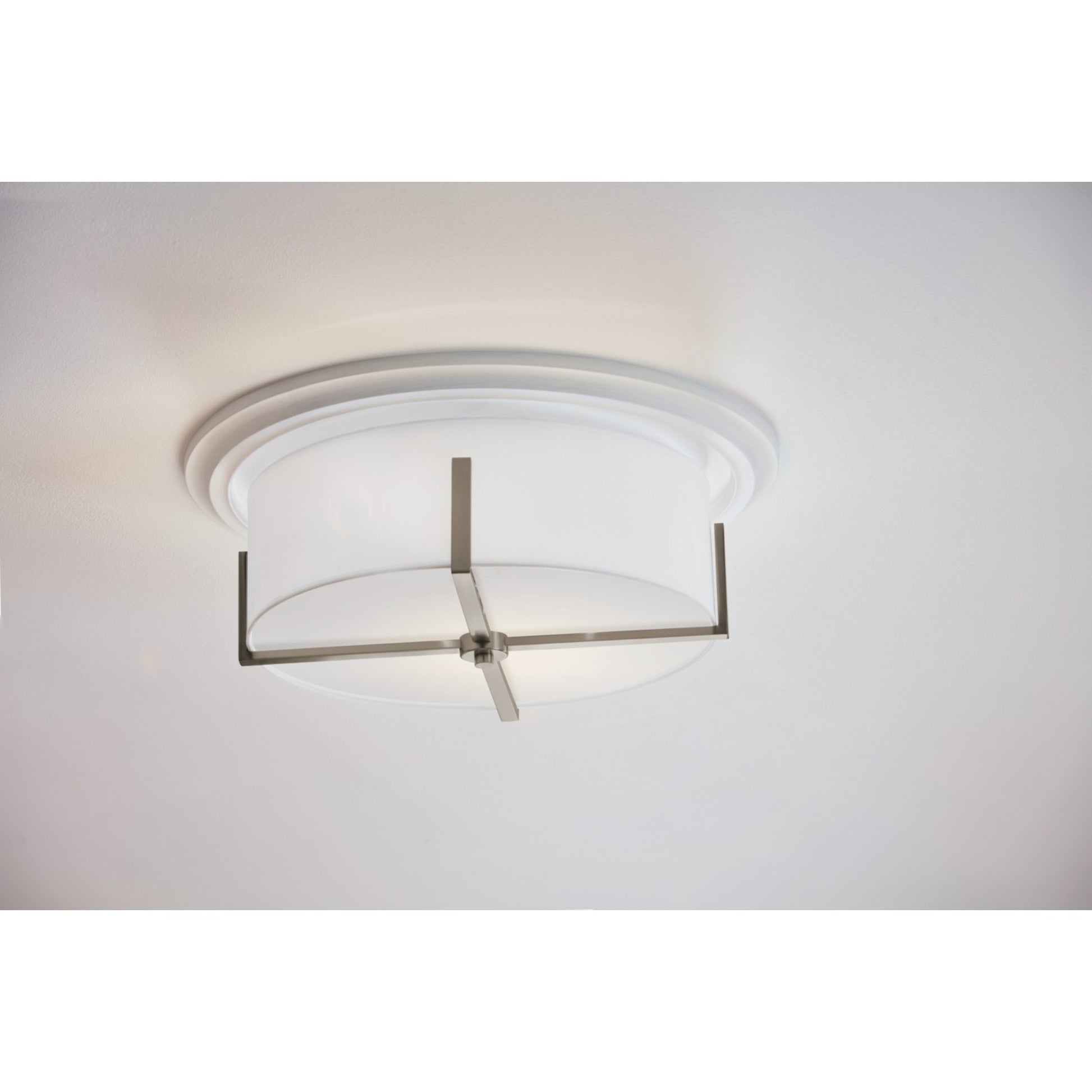 Malen 20" 4-Light Flush Mount, Classic Pewter Finish - Bees Lighting