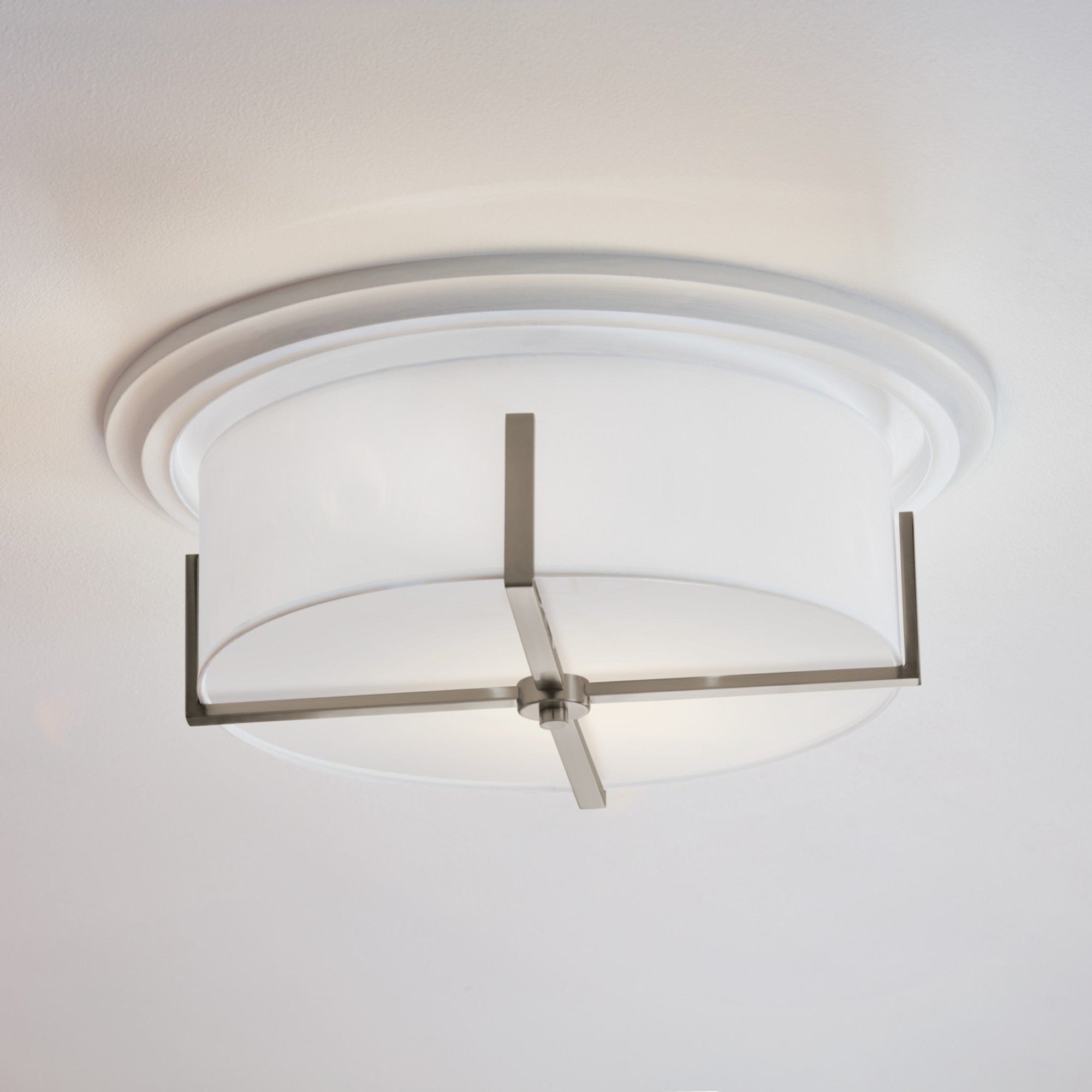 Malen 20" 4-Light Flush Mount, Classic Pewter Finish - Bees Lighting