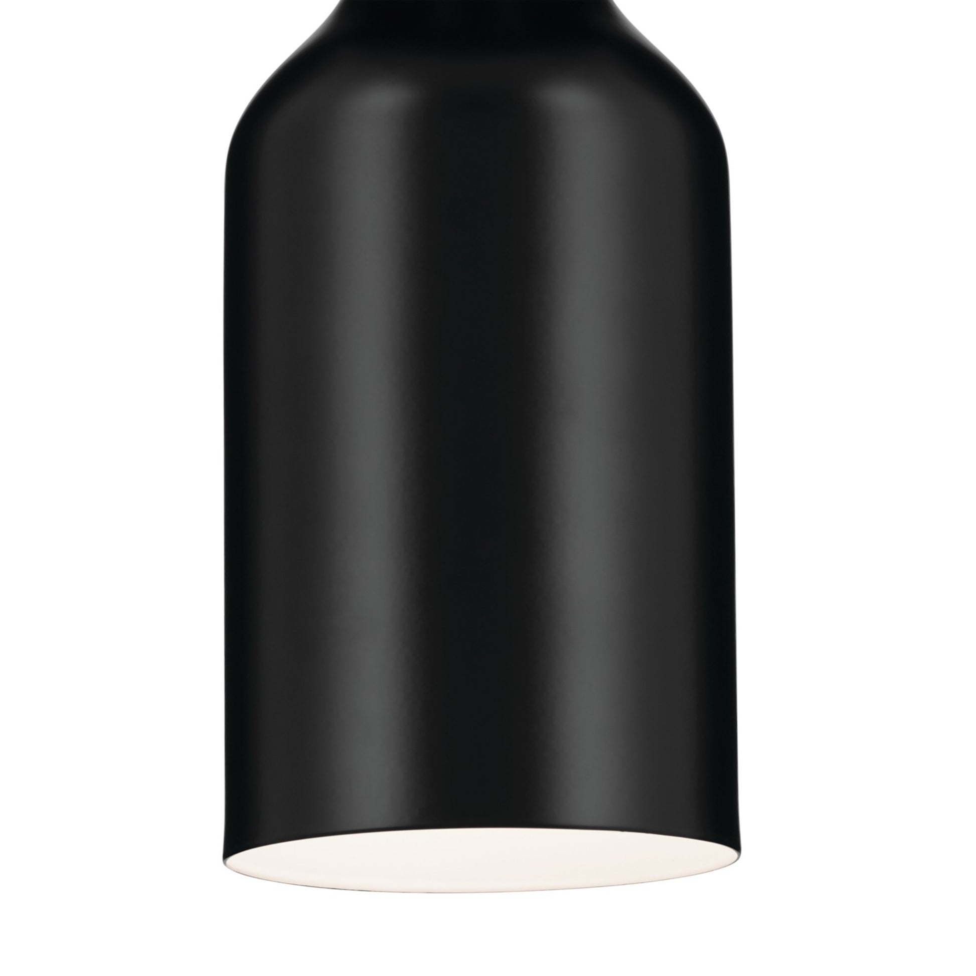 Sisu 5" Semi-Flush Mount, Black Finish - Bees Lighting
