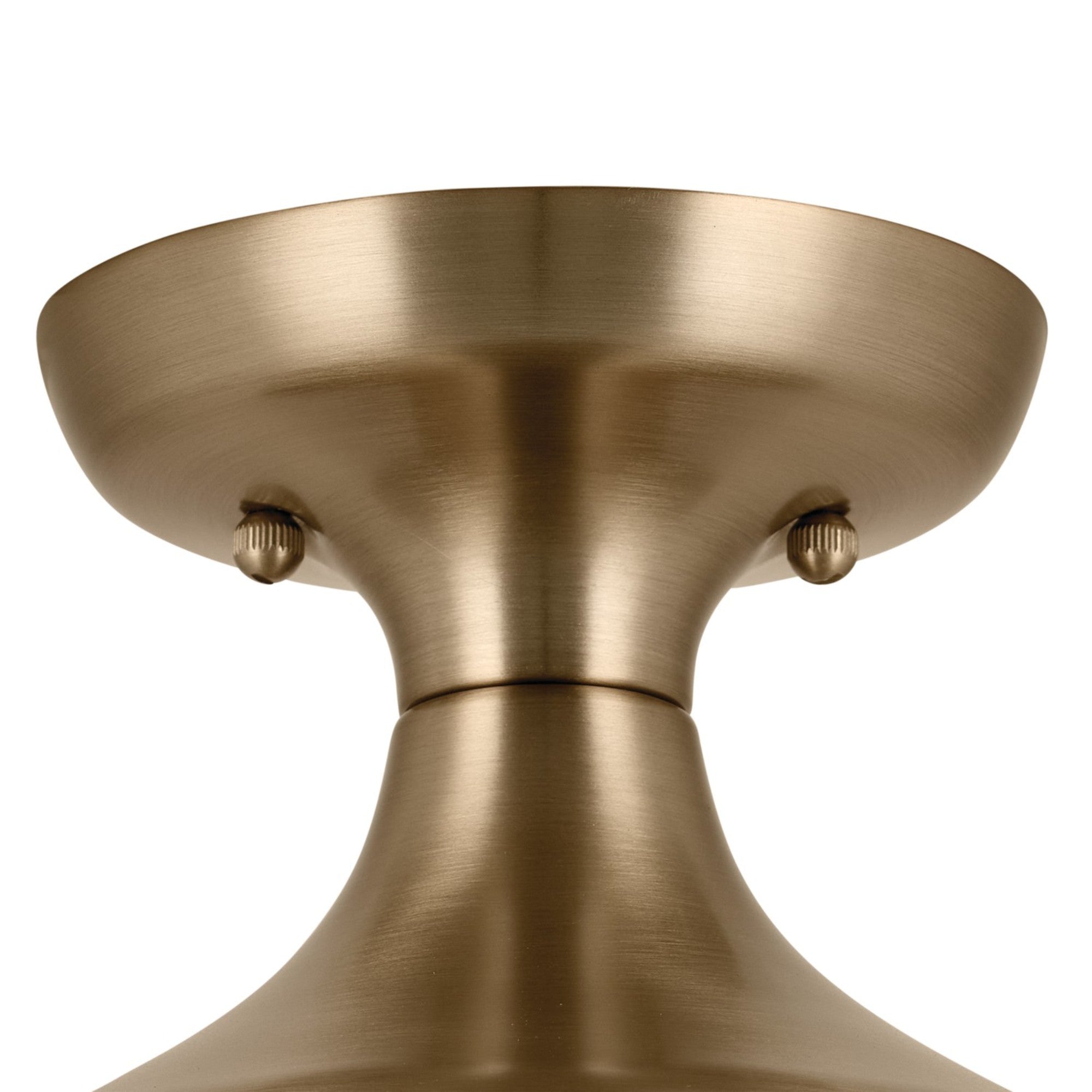 Sisu 8" 1-Light Semi-Flush Mount Light, Champagne Bronze Finish