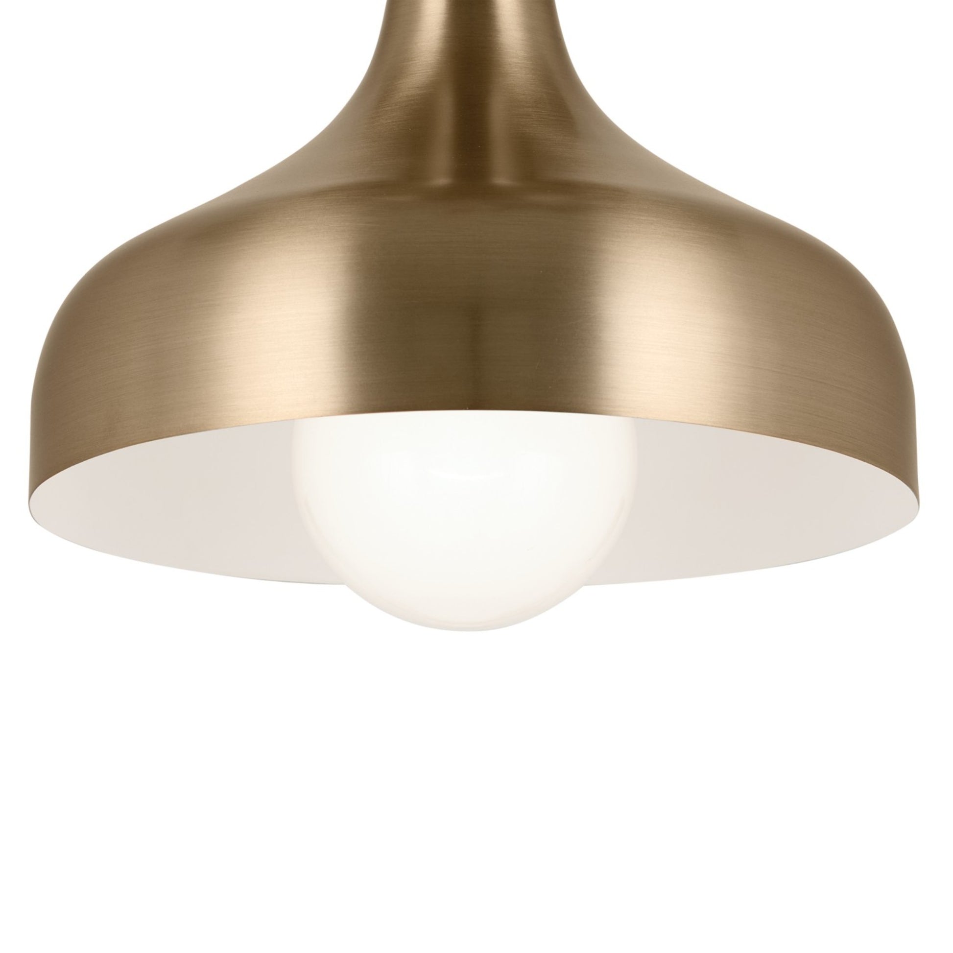 Sisu 8" Semi-Flush Mount, Champagne Bronze Finish - Bees Lighting