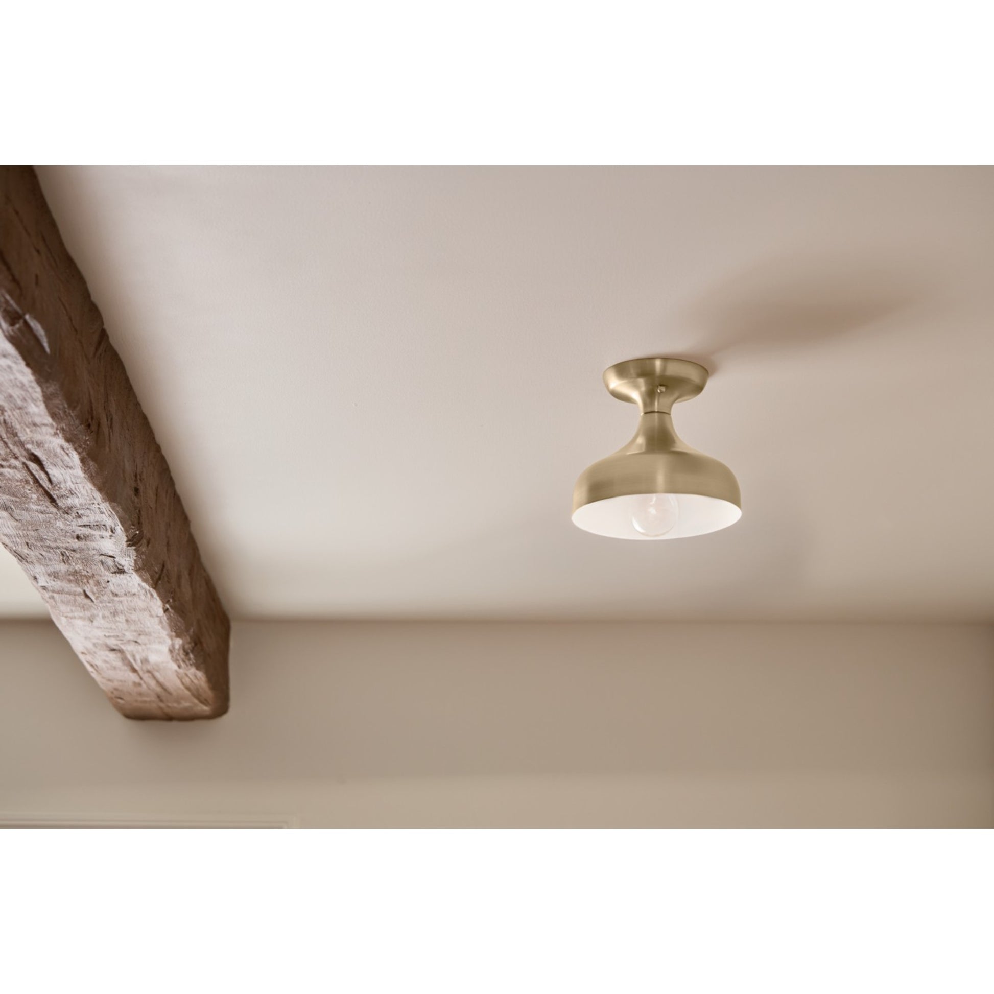 Sisu 8" Semi-Flush Mount, Champagne Bronze Finish - Bees Lighting