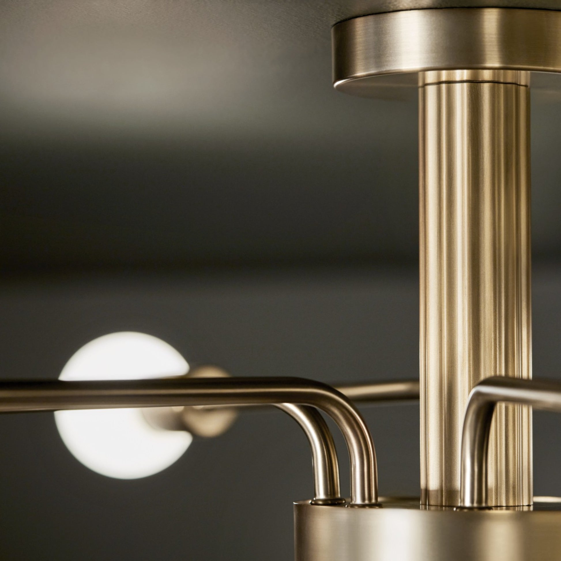 Ocala 41" 6-Light Semi-Flush Mount, Champagne Bronze Finish - Bees Lighting
