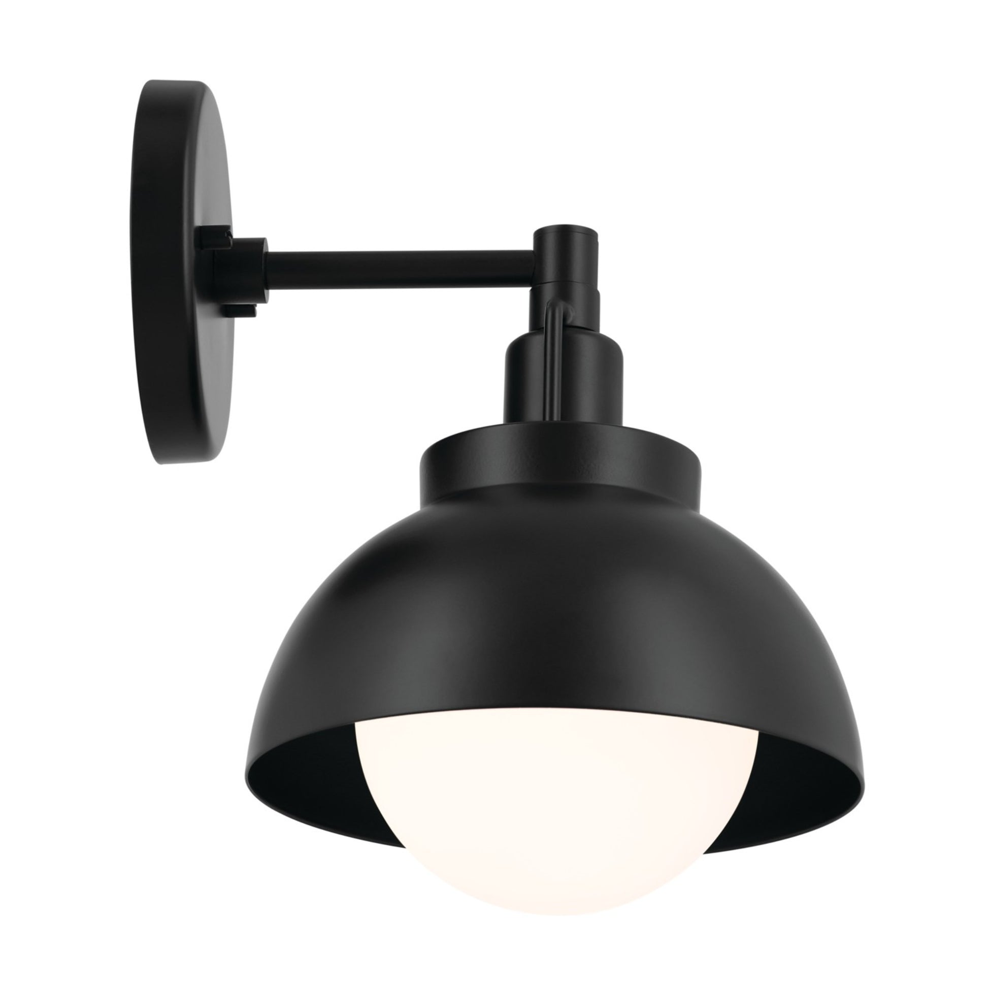 Niva 10" Convertible Wall Sconce, Black Finish - Bees Lighting