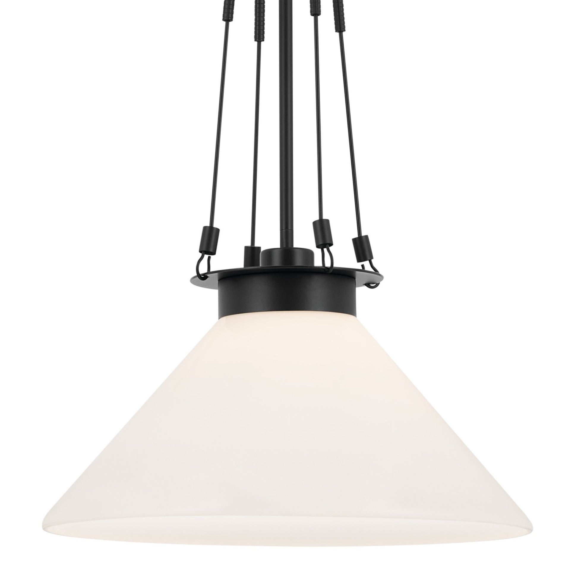 Albers 18" Pendant, Black Finish - Bees Lighting