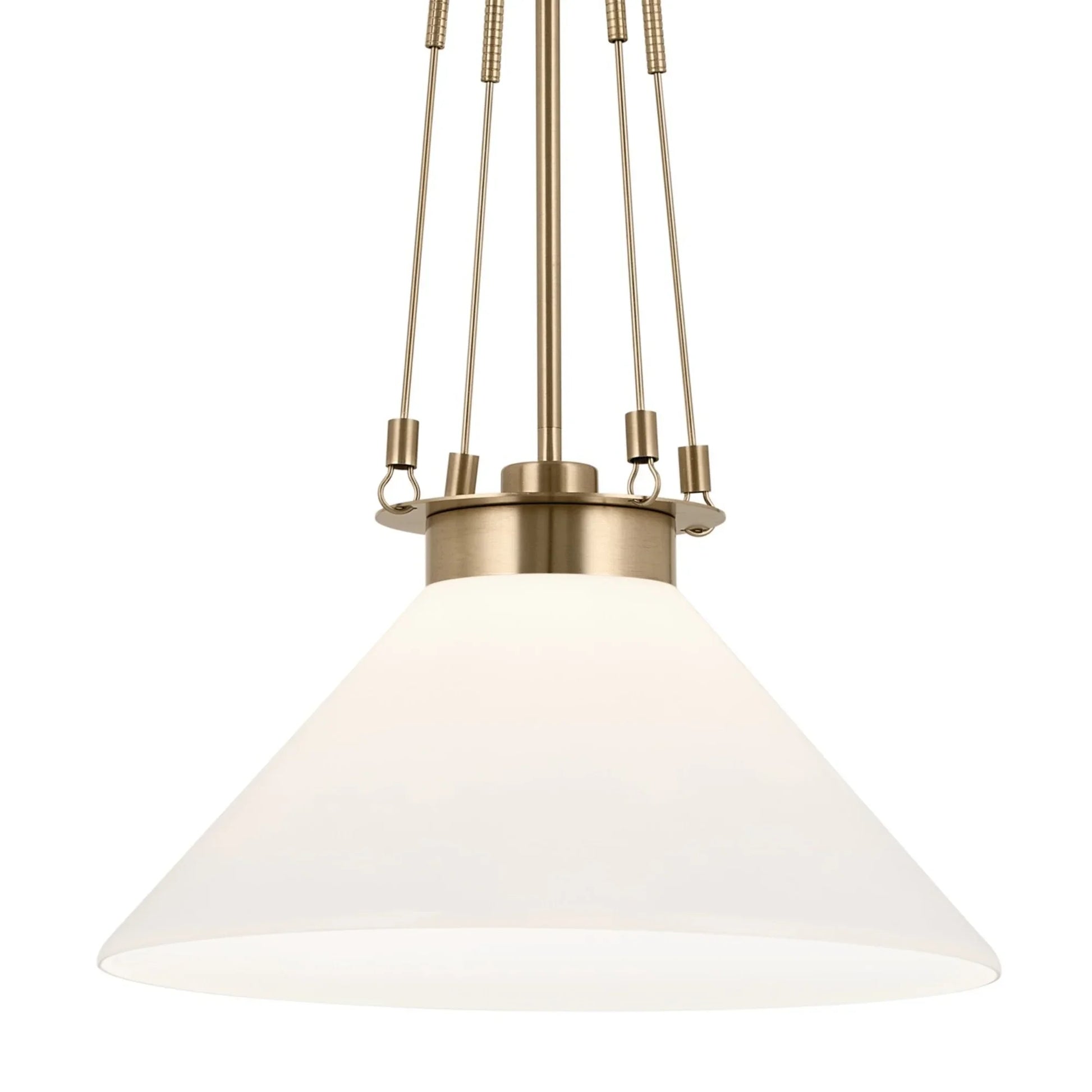 Albers 18" Pendant, Champagne Bronze Finish - Bees Lighting